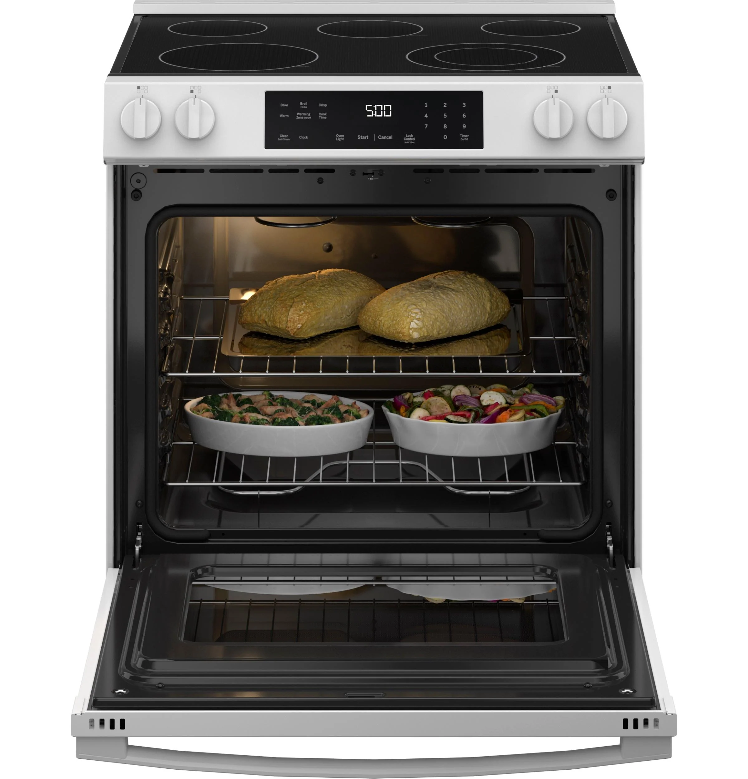 GRS500PVWW GE® ENERGY STAR® 30" Slide-In Electric Range with Crisp Mode - Image 4