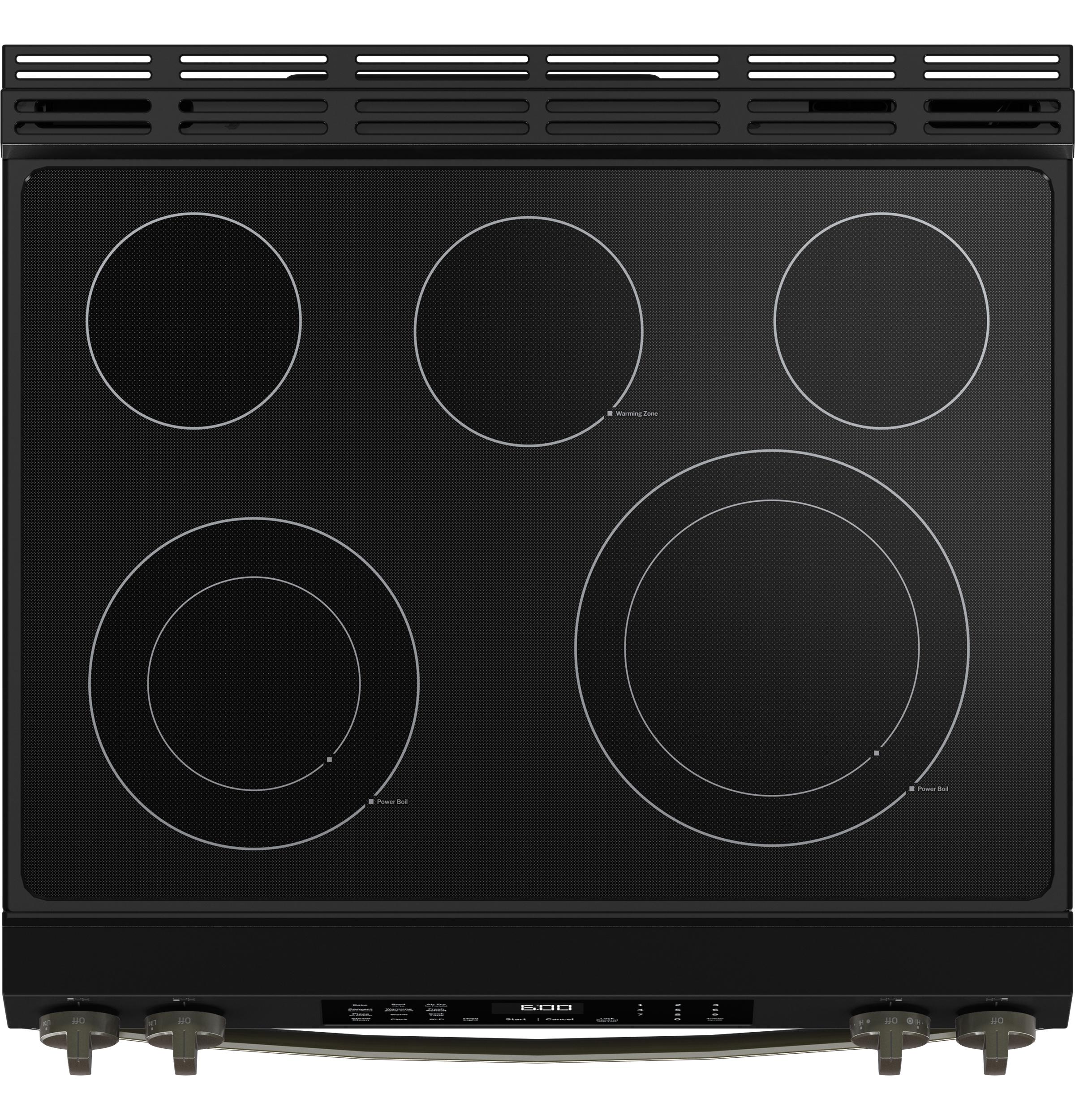 GRS600AVDS GE® ENERGY STAR® 30" Slide-In Electric Convection Range with No Preheat Air Fry and EasyWash™ Oven Tray - Image 2