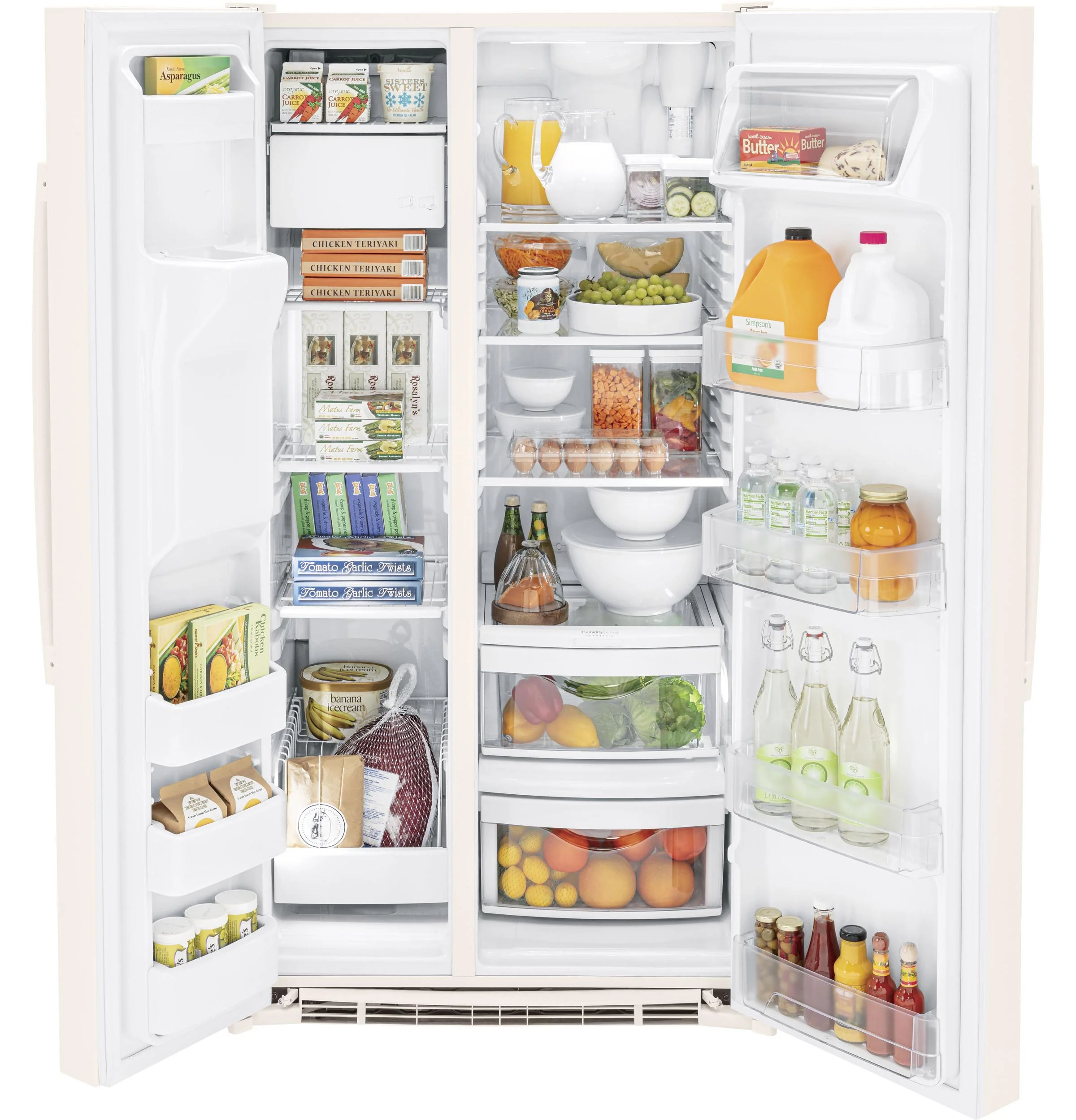 GE® 25.3 Cu. Ft. Side-By-Side Refrigerator - Image 2