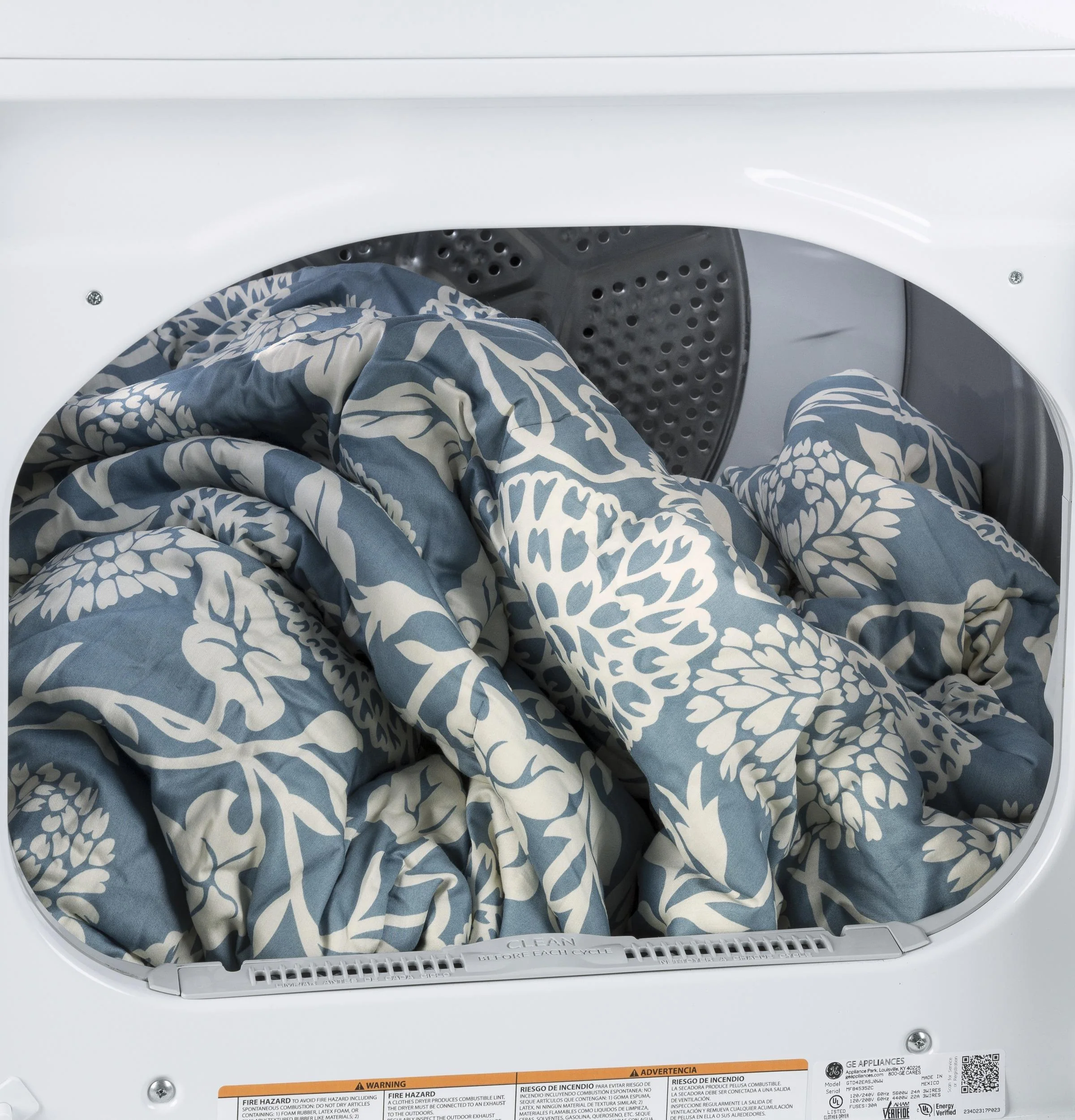 GE® 7.2 cu. ft. Capacity aluminized alloy drum Electric Dryer - Image 8
