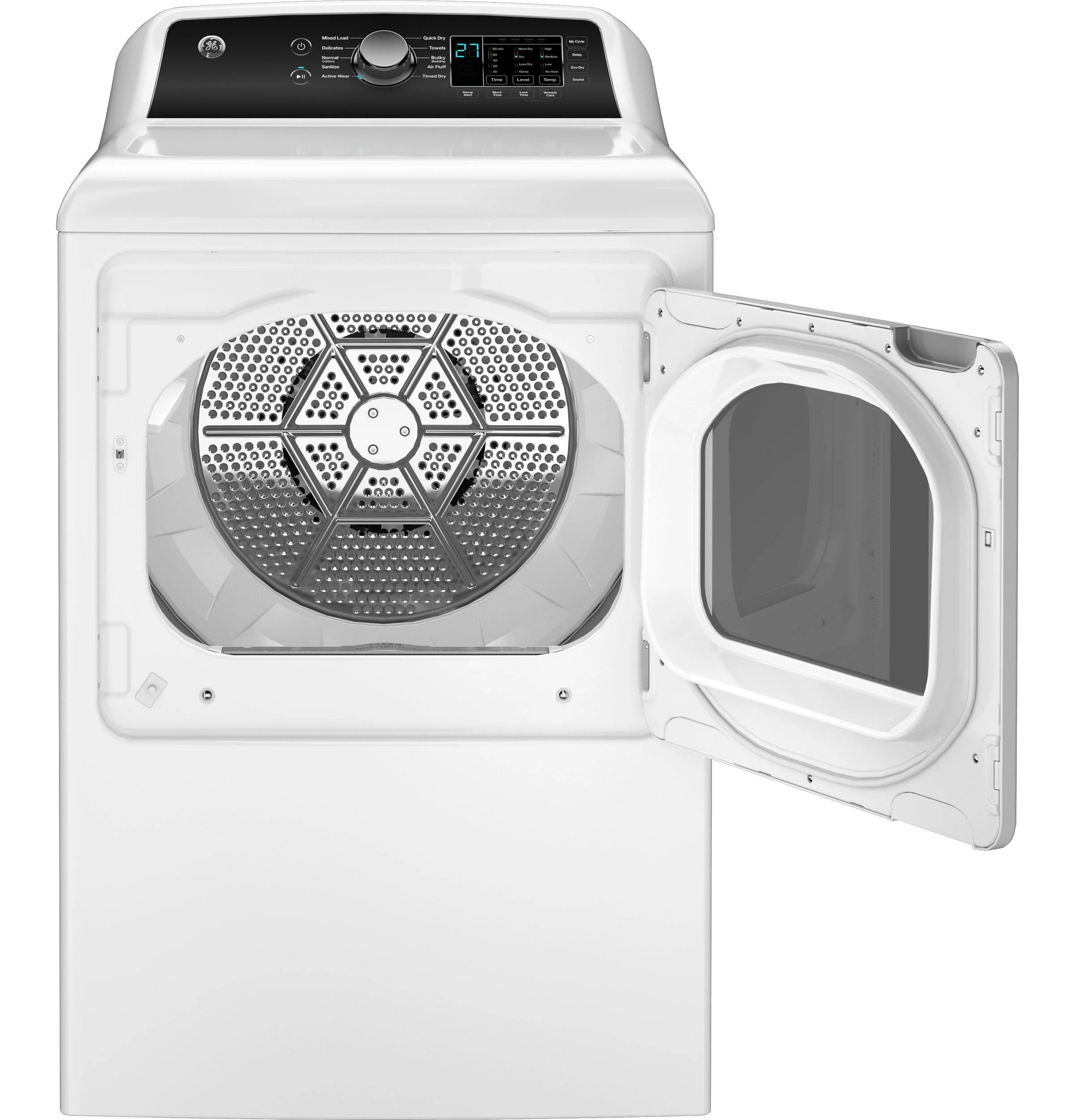 GTD58EBSVWS GE® 7.4 cu. ft. Capacity Electric Dryer with Up To 120 ft. Venting and Sensor Dry - Image 8