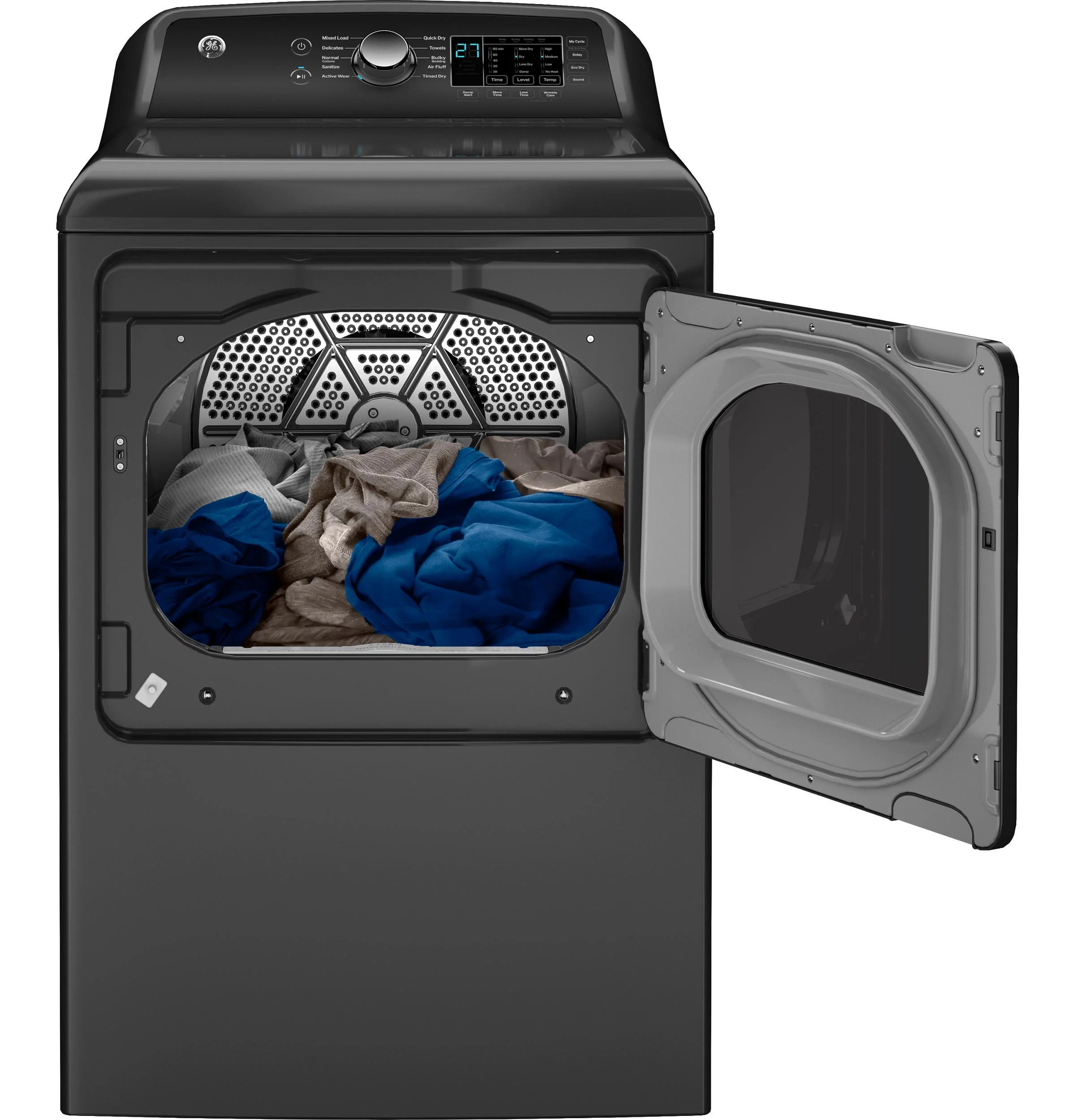 GTD58GBPVDG GE® 7.4 cu. ft. Capacity Gas Dryer with Up To 120 ft. Venting and Sensor Dry - Image 3