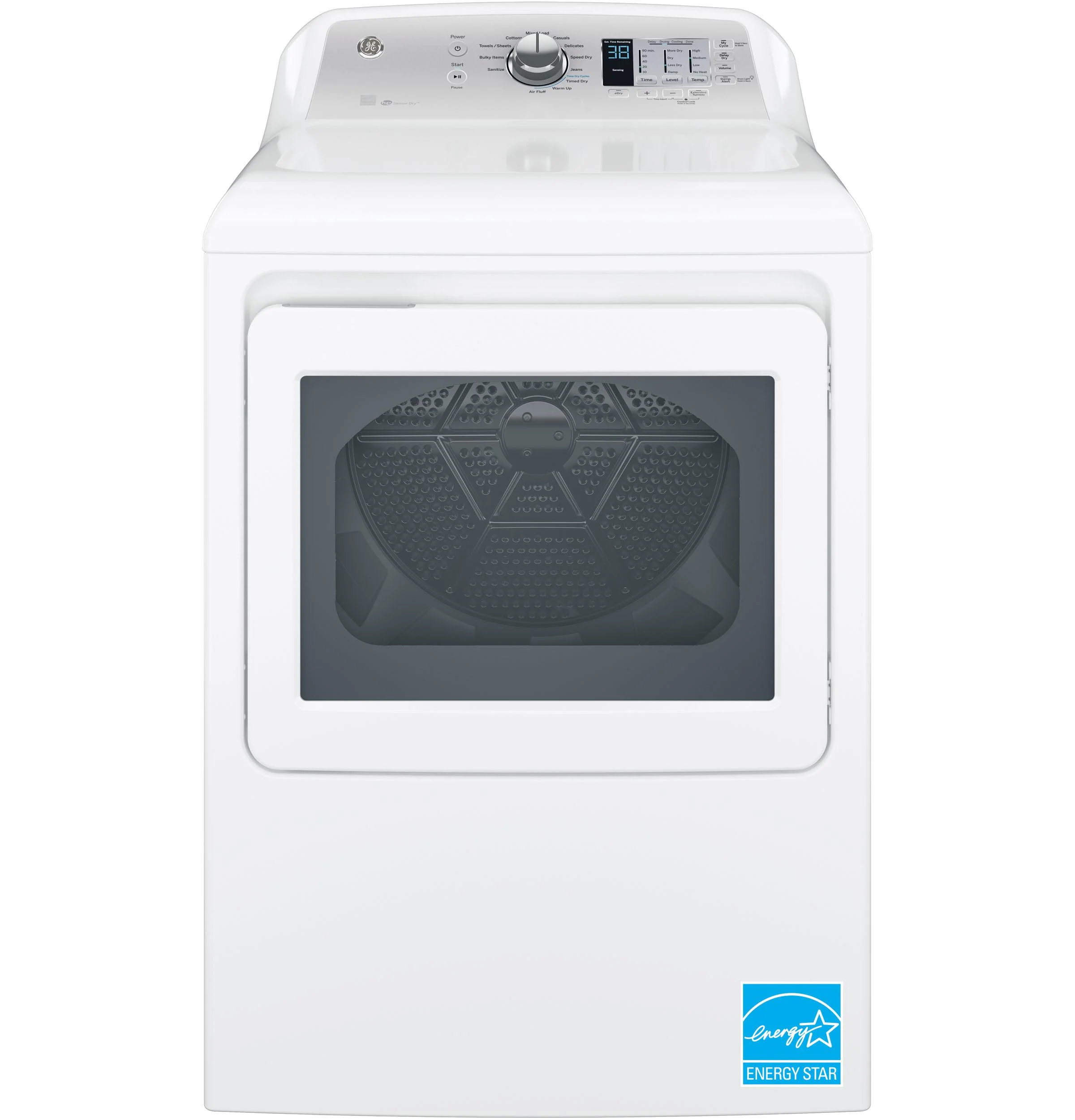 GE® 7.4 cu. ft. Capacity aluminized alloy drum Electric Dryer with Sensor Dry - Image 10