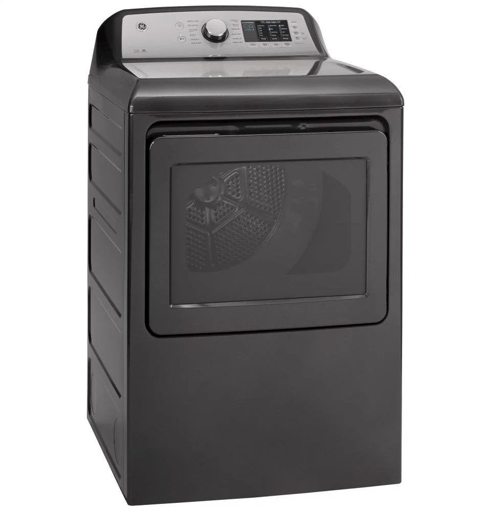GE® 7.4 cu. ft. Capacity aluminized alloy drum Electric Dryer with Sanitize Cycle and Sensor Dry - Image 2