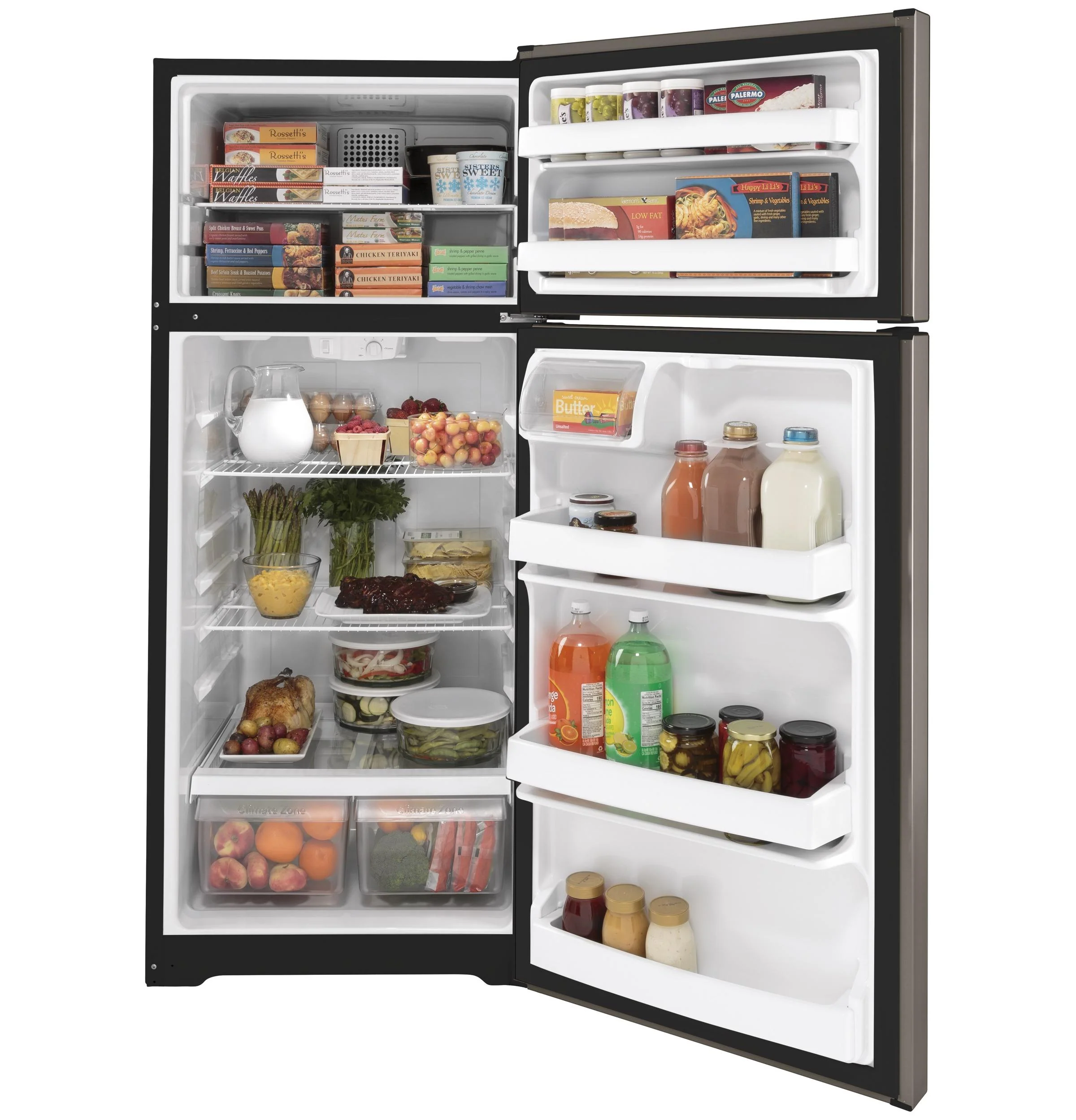 GTE18DCNRSA GE® ENERGY STAR® 17.5 Cu. Ft. Top-Freezer Refrigerator - Image 2