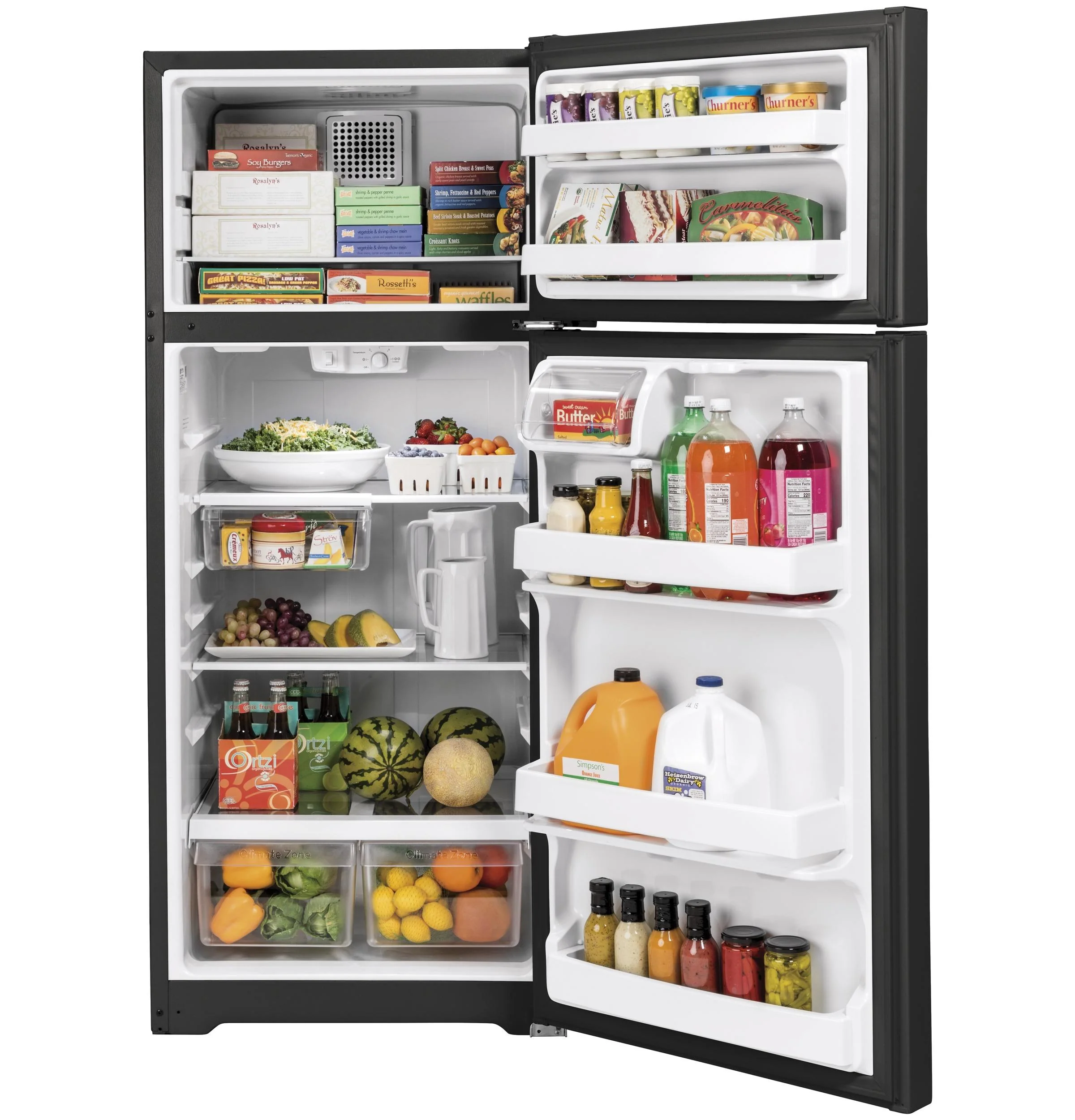 GTS18HGNRBB GE® 17.5 Cu. Ft. Top-Freezer Refrigerator - Image 2