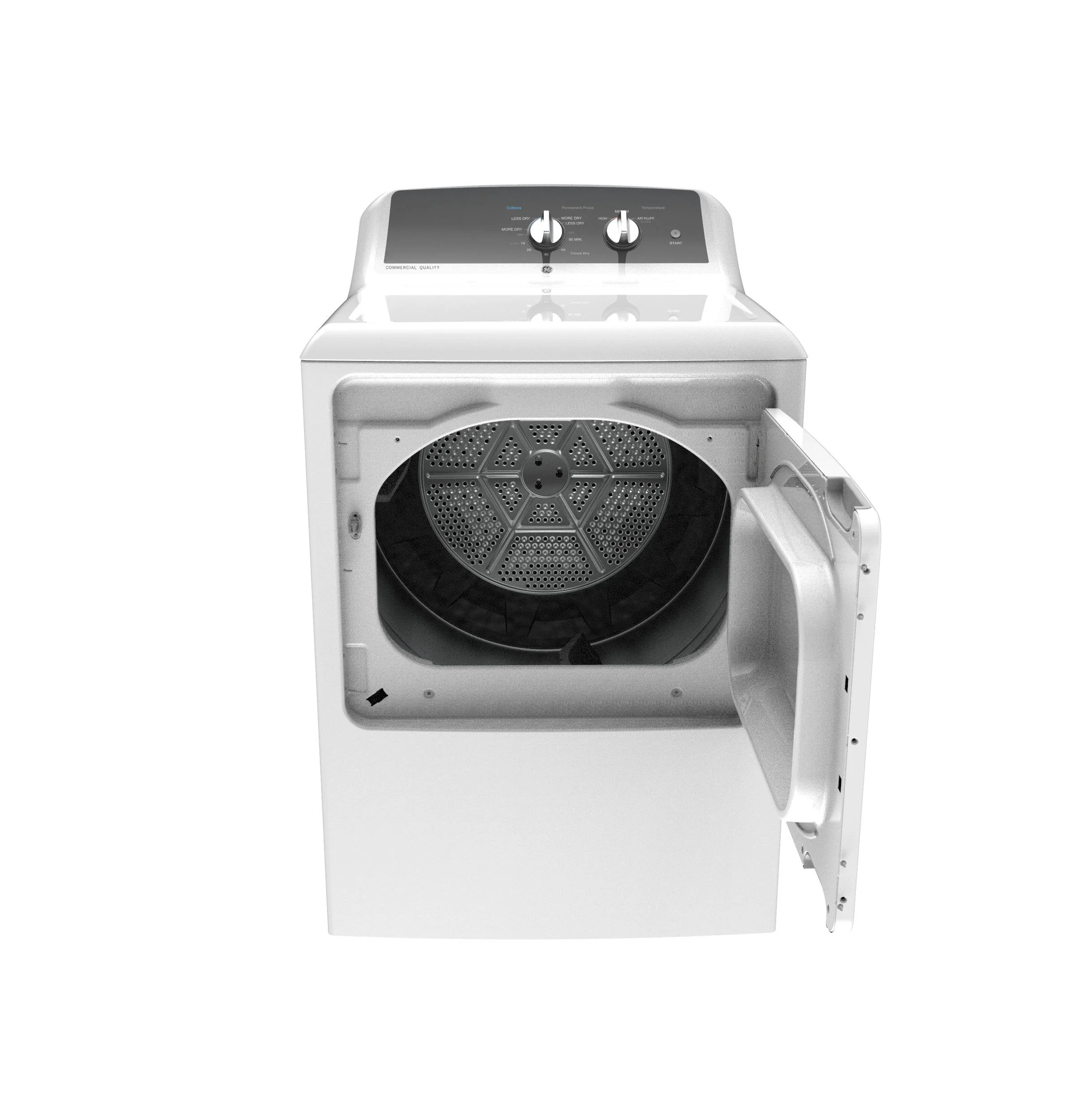 GTX52GASPWB GE 6.2 cu. ft. Capacity Gas Dryer with Up To 120 ft. Venting and 5-yr Limited Warranty - Image 8