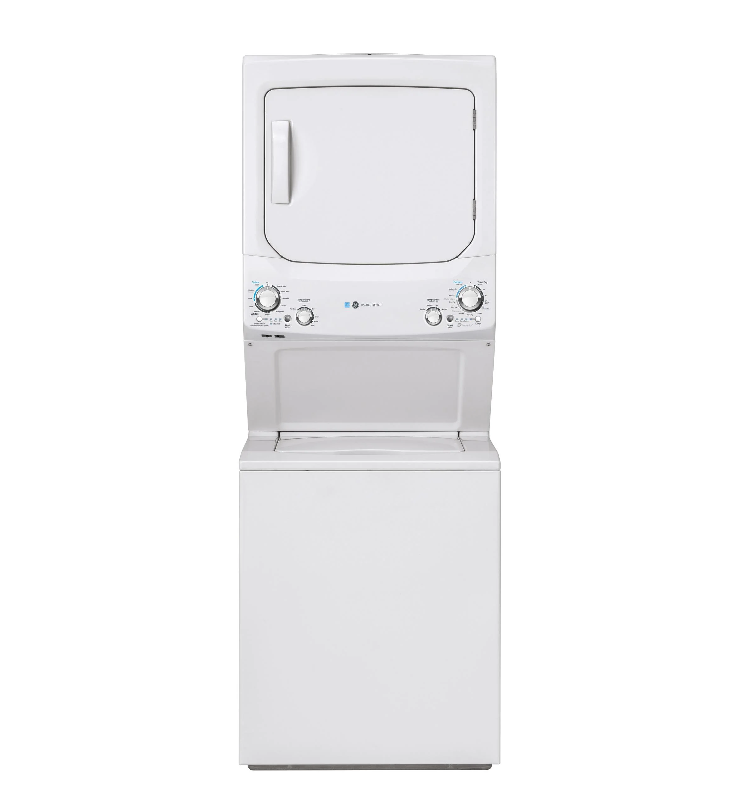 GUD27EESNWW GE Unitized Spacemaker® ENERGY STAR® 3.9 cu. ft. Capacity Washer with Stainless Steel Basket and 5.9 cu. ft. Capacity Electric Dryer - Image 9