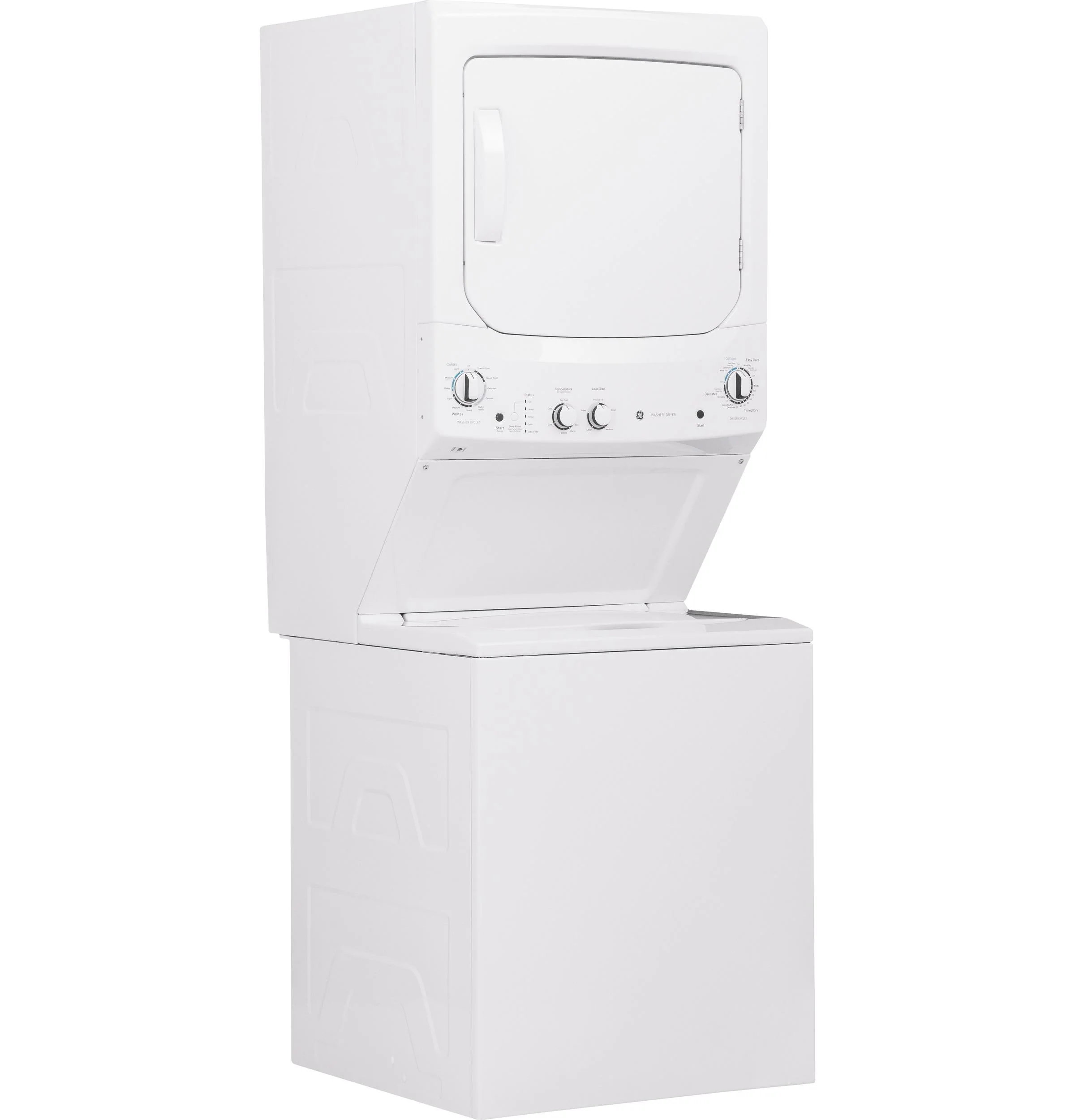 GUD27GSSMWW GE Unitized Spacemaker® 3.8 cu. ft. Capacity Washer with Stainless Steel Basket and 5.9 cu. ft. Capacity Gas Dryer - Image 20
