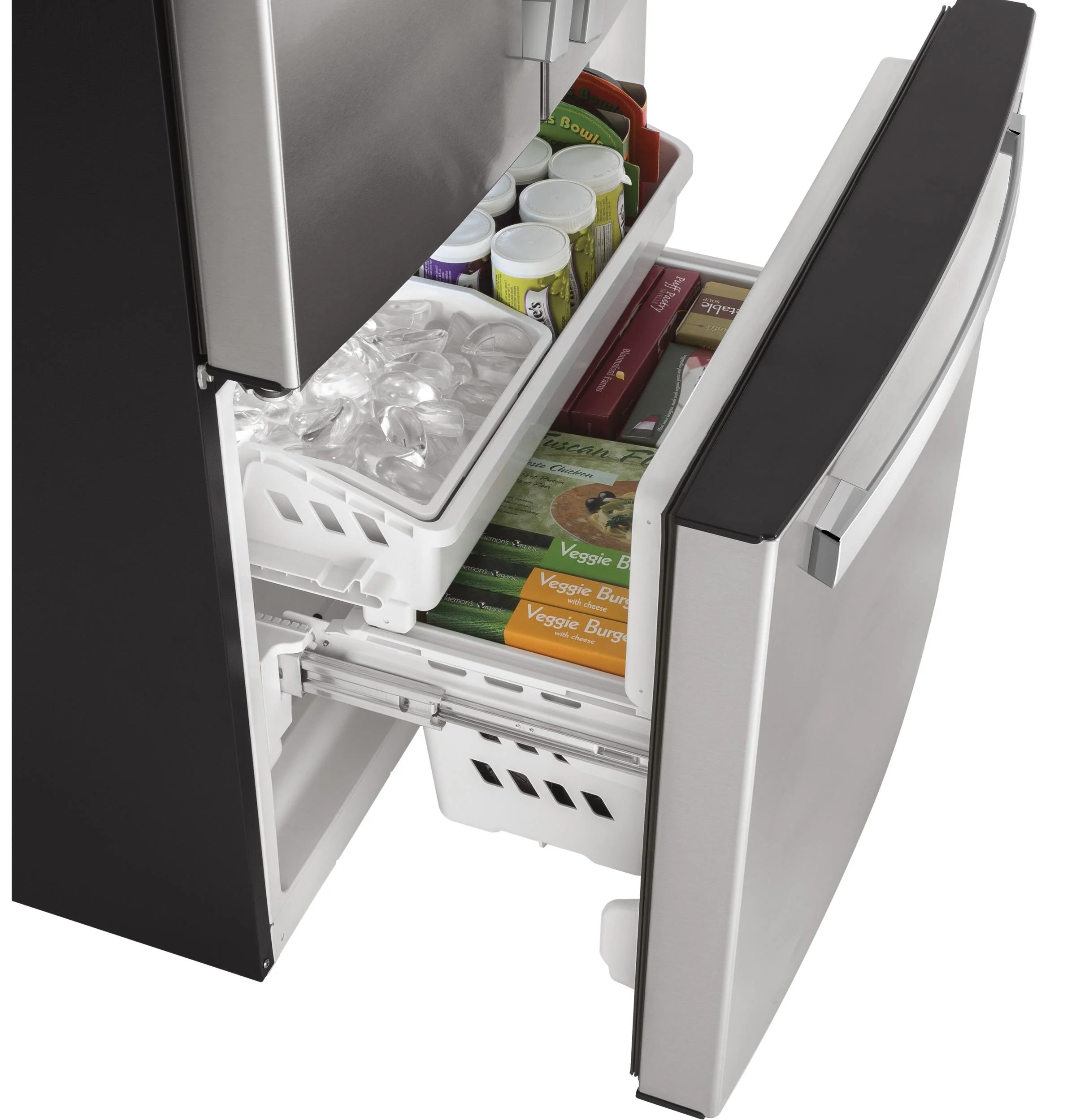 GWE19JYLFS GE® ENERGY STAR® 18.6 Cu. Ft. Counter-Depth French-Door Refrigerator - Image 12
