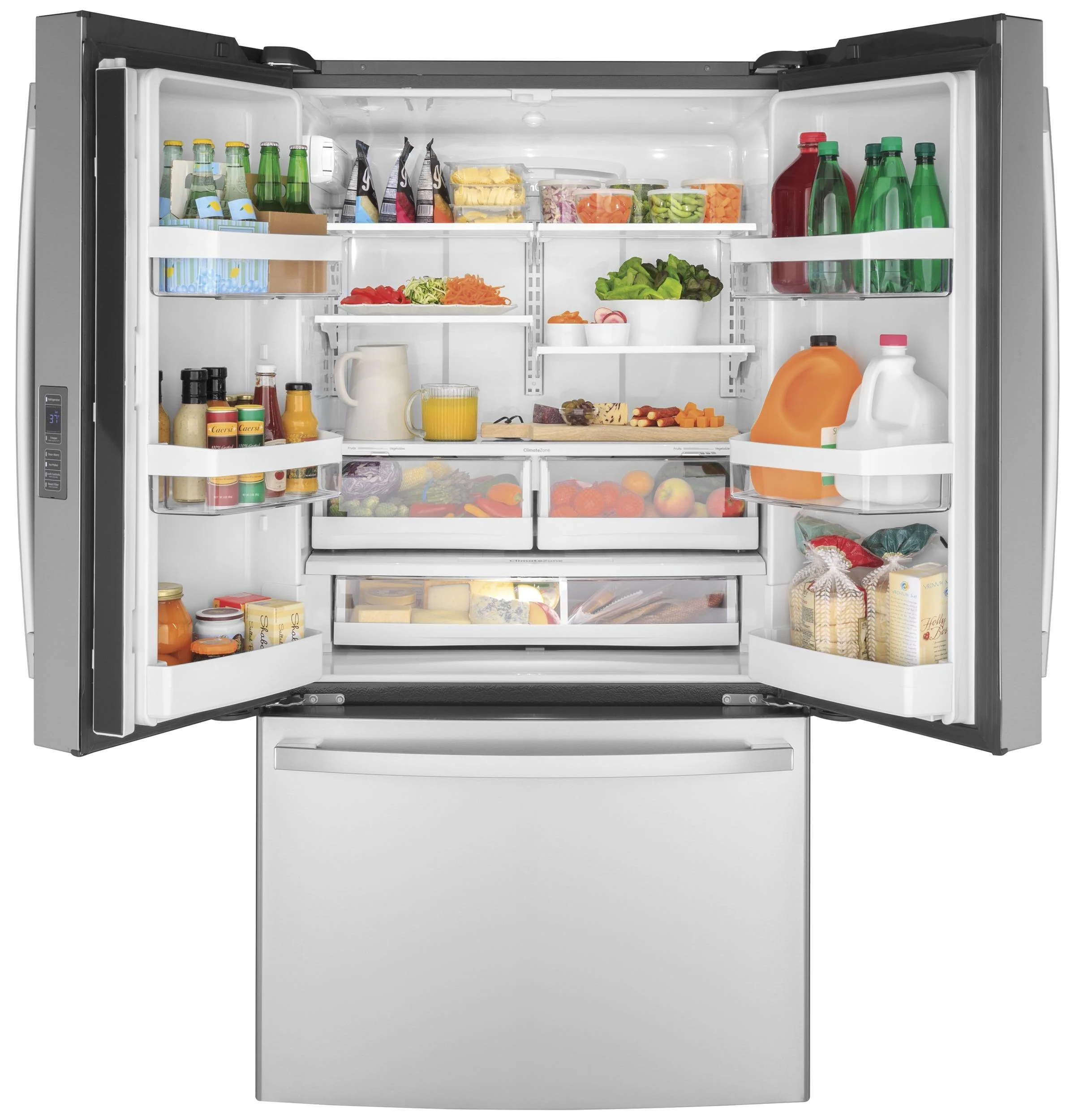 GWE23GYNFS GE® ENERGY STAR® 23.1 Cu. Ft. Counter-Depth Fingerprint Resistant French-Door Refrigerator - Image 2
