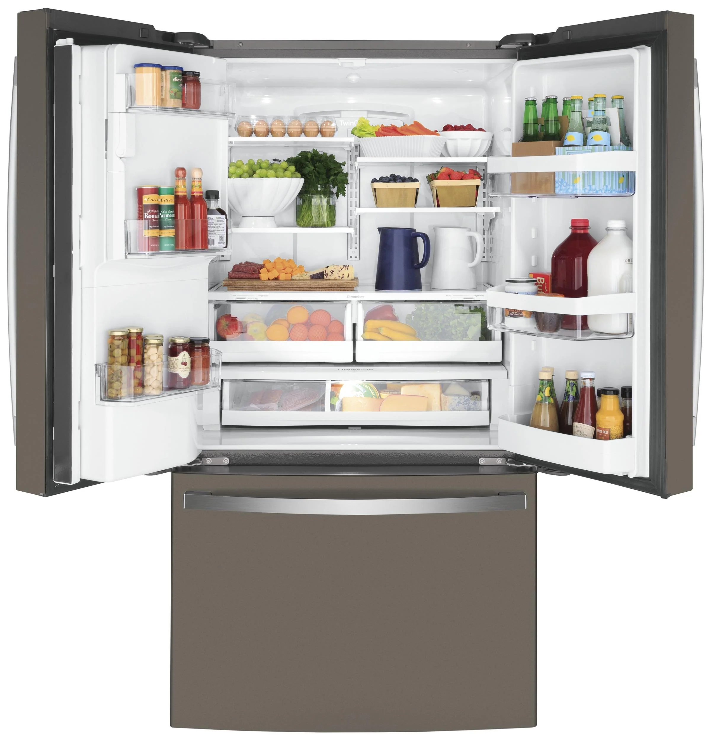 GYE22GMNES GE® ENERGY STAR® 22.1 Cu. Ft. Counter-Depth French-Door Refrigerator - Image 2