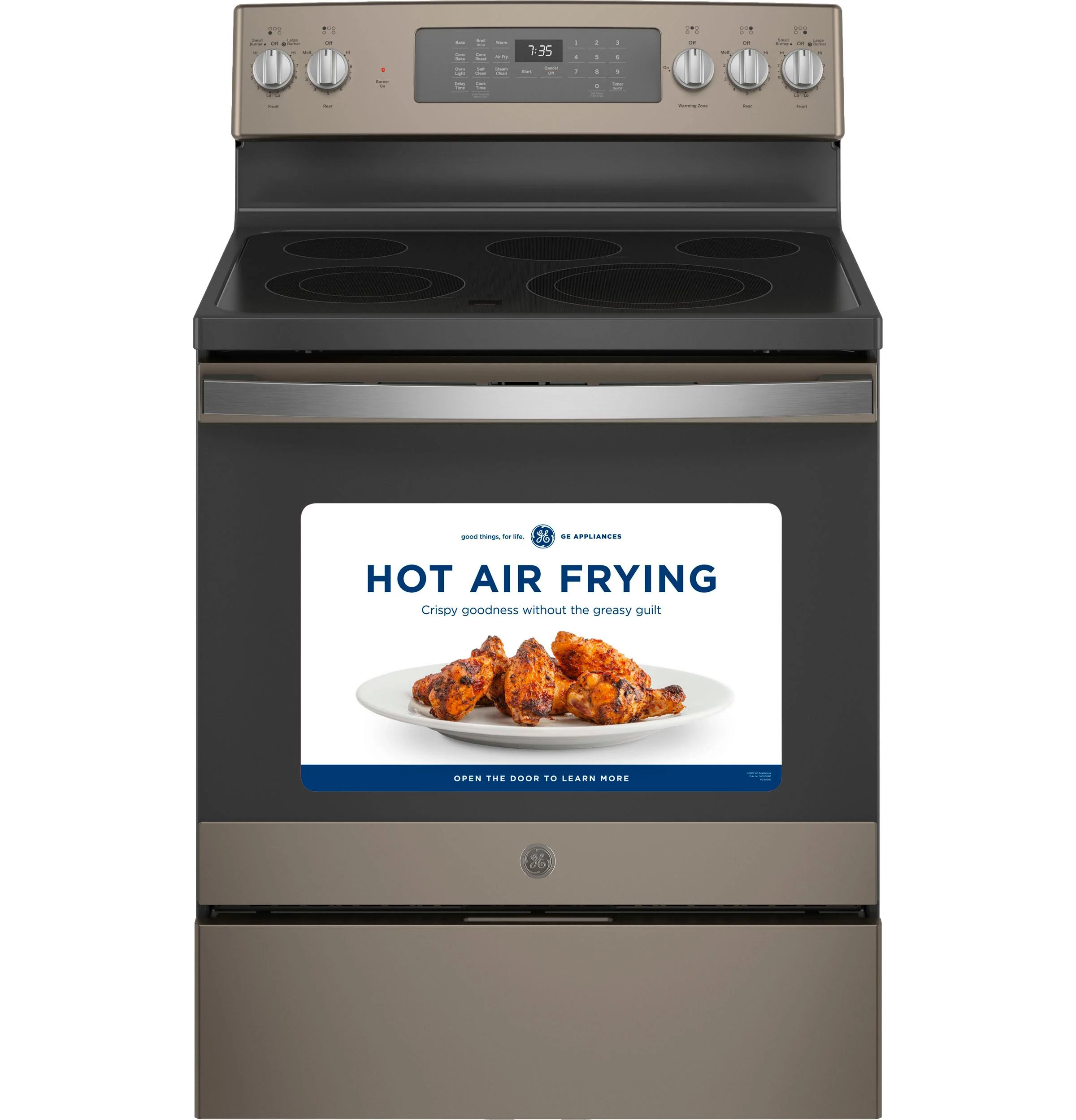GE® 30" Free-Standing Electric Convection Range with No Preheat Air Fry - Image 28