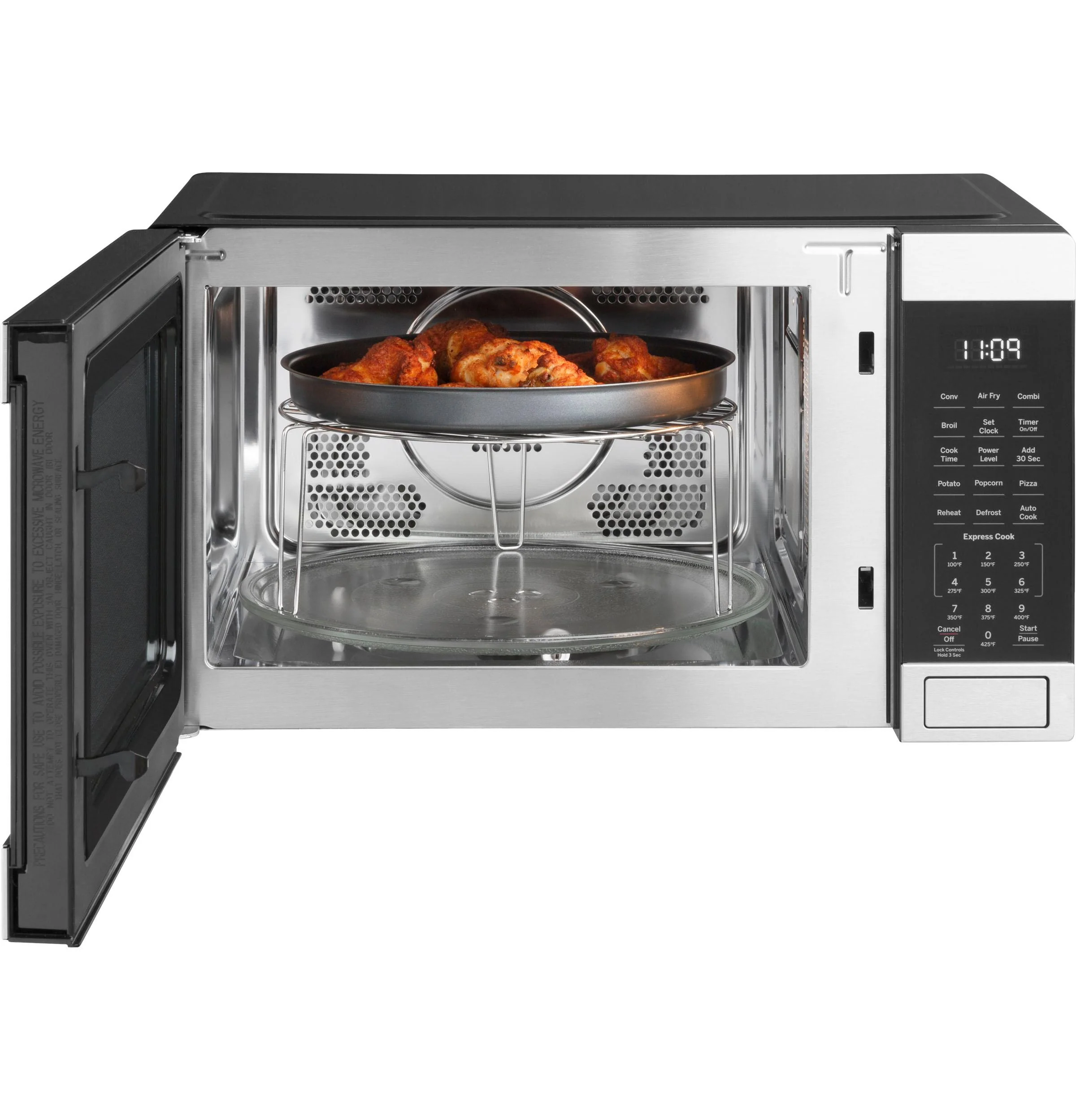 GE® 1.0 Cu. Ft. Capacity Countertop Convection Microwave Oven with Air Fry - Image 3