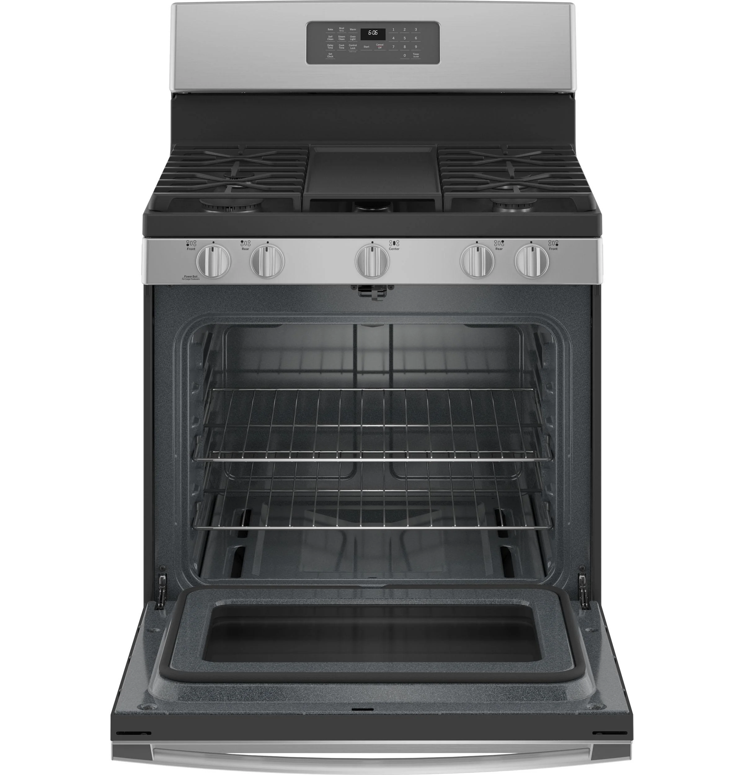 GE® 30" Free-Standing Gas Fingerprint Resistant Range - Image 2