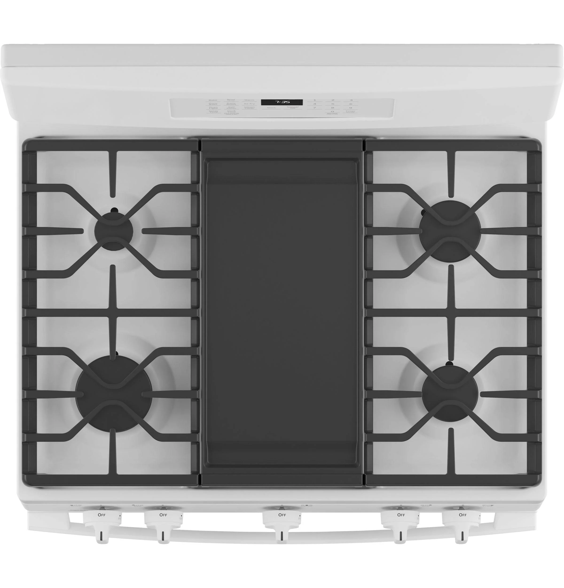 JGB735DPWW GE® 30" Free-Standing Gas Convection Range with No Preheat Air Fry - Image 20