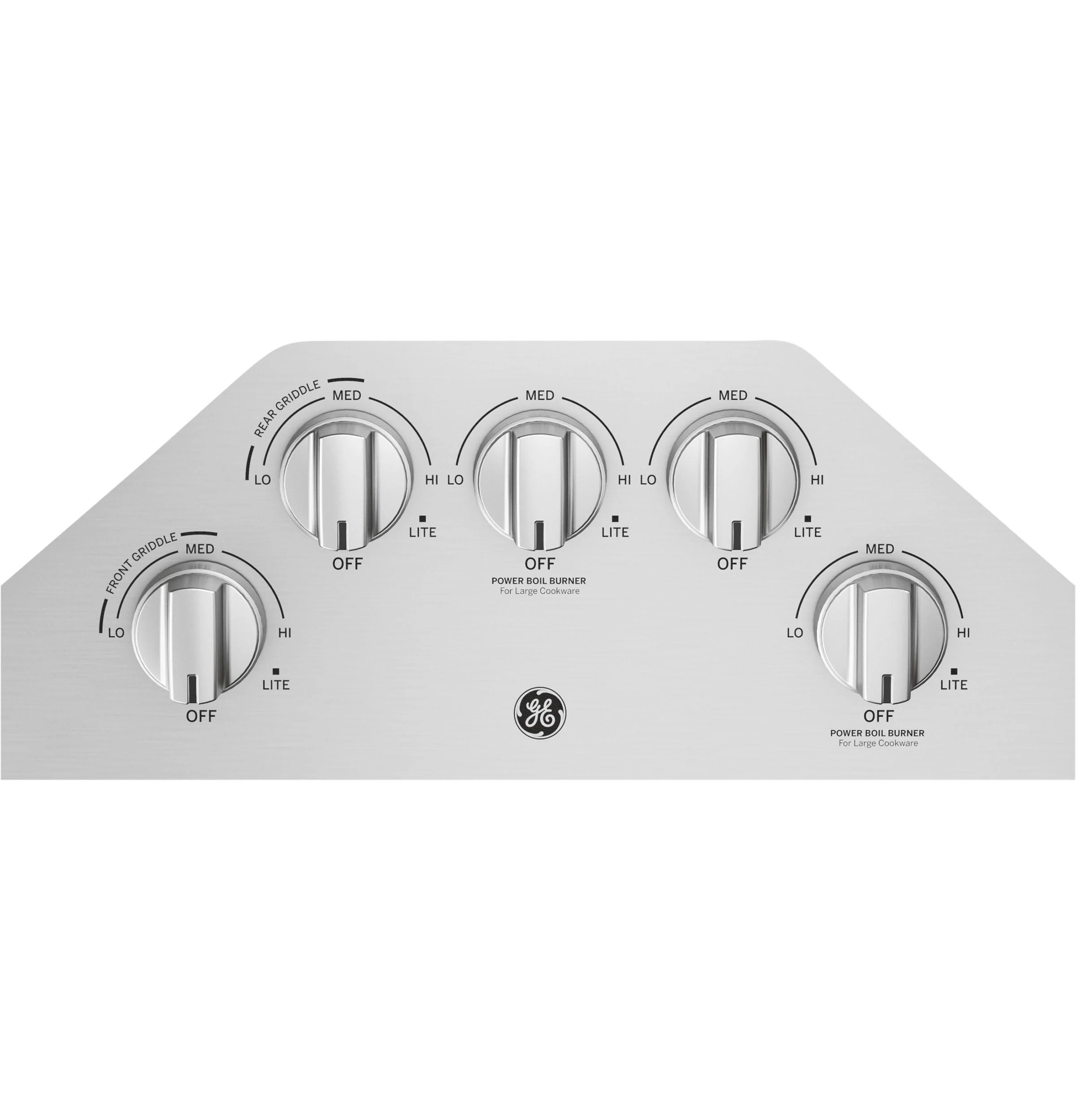 JGP5036SLSS GE® 36" Built-In Gas Cooktop with 5 Burners and Dishwasher Safe Grates - Image 3