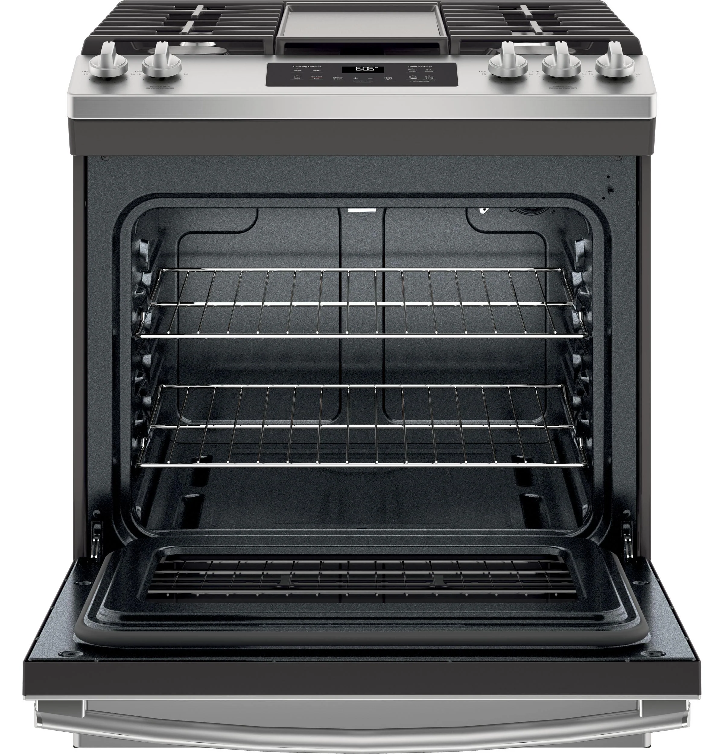JGSS66SELSS GE® 30" Slide-In Front Control Gas Range - Image 2