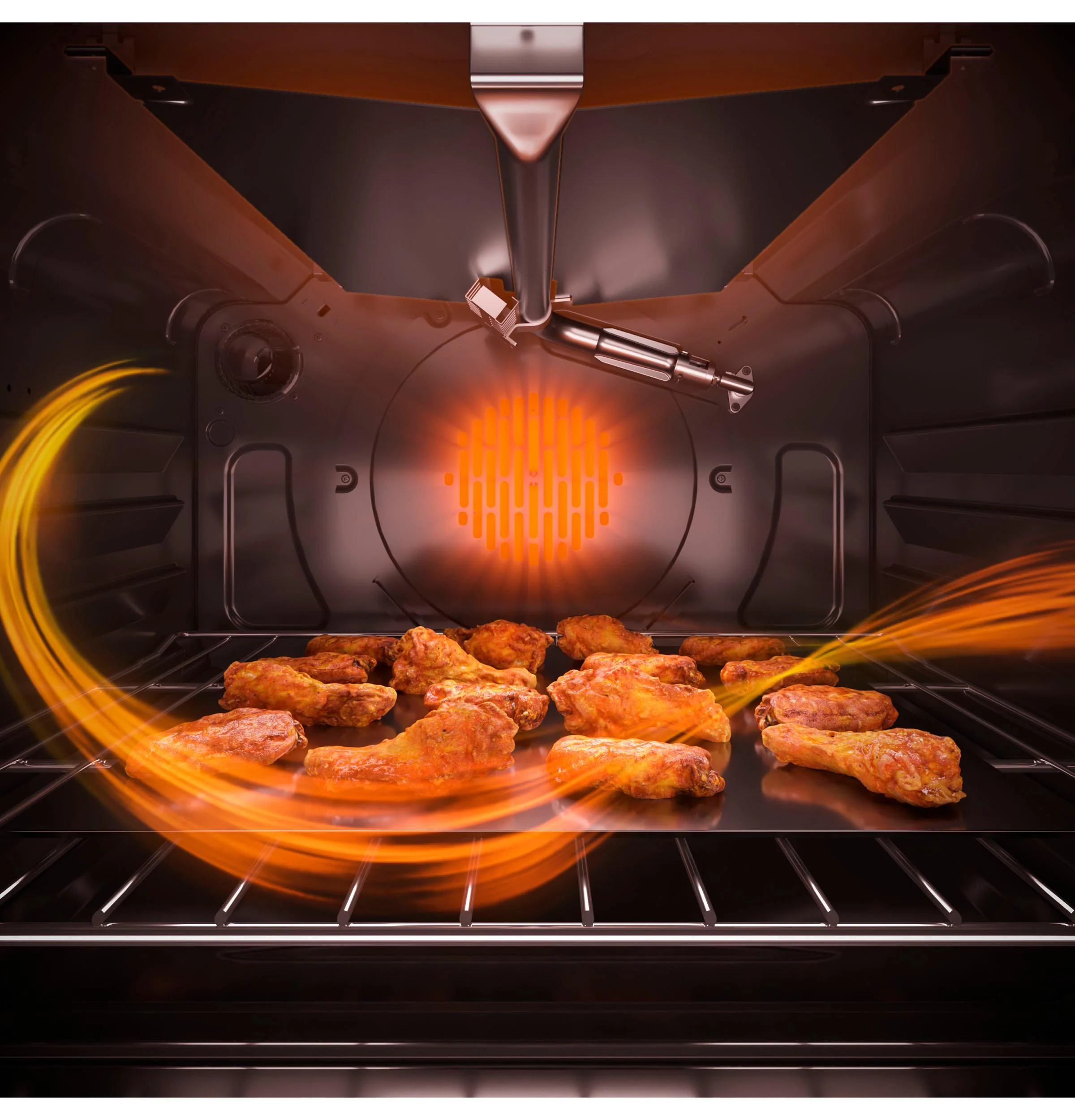 JGSS86SPSS GE 30" Slide-In Front Control Gas Double Oven Range - Image 12