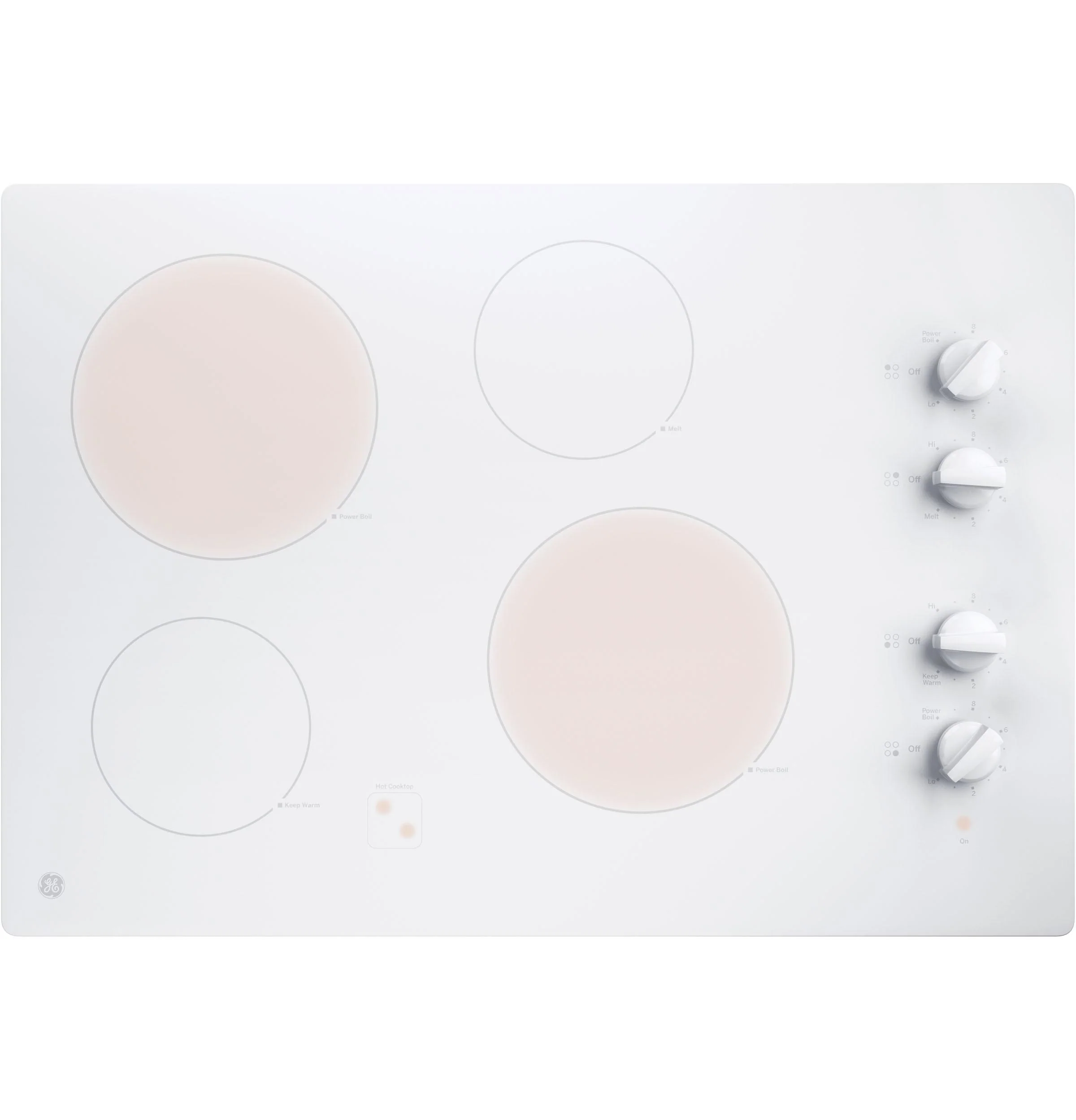 GE® 30" Built-In Knob Control Electric Cooktop - Image 7