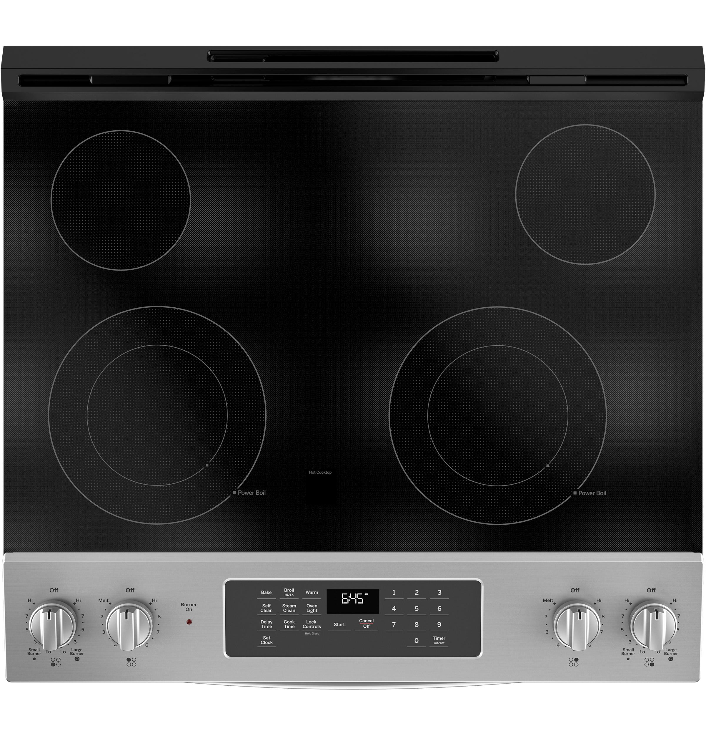 GE® 30" Slide-In Electric Range - Image 4