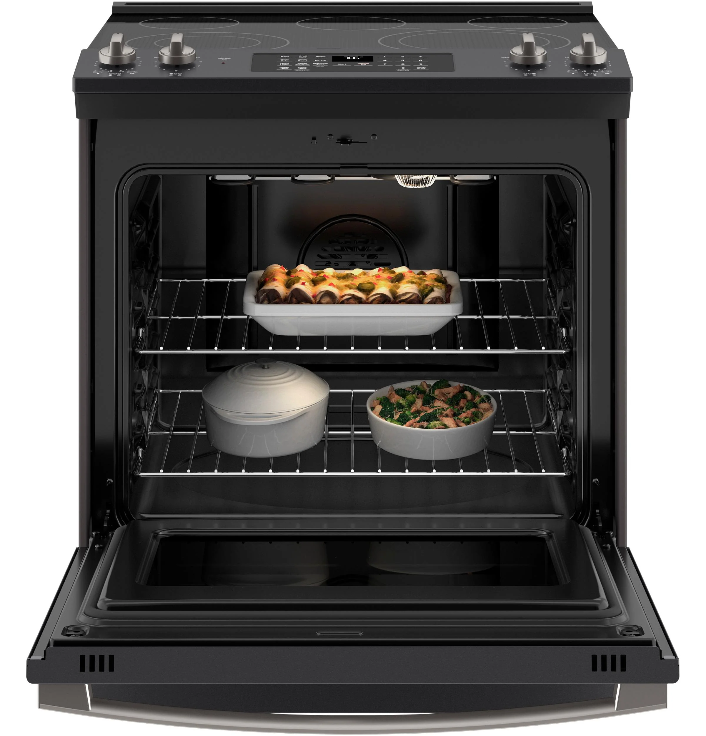 GE® 30" Slide-In Electric Convection Range with No Preheat Air Fry - Image 17