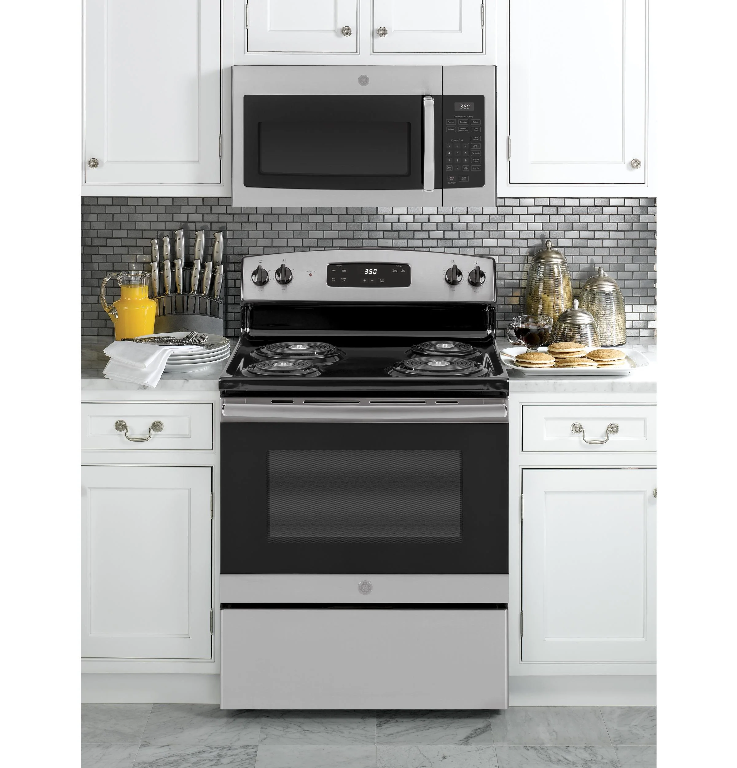 JVM3160RTSS GE® 1.6 Cu. Ft. Over-the-Range Microwave Oven - Image 3
