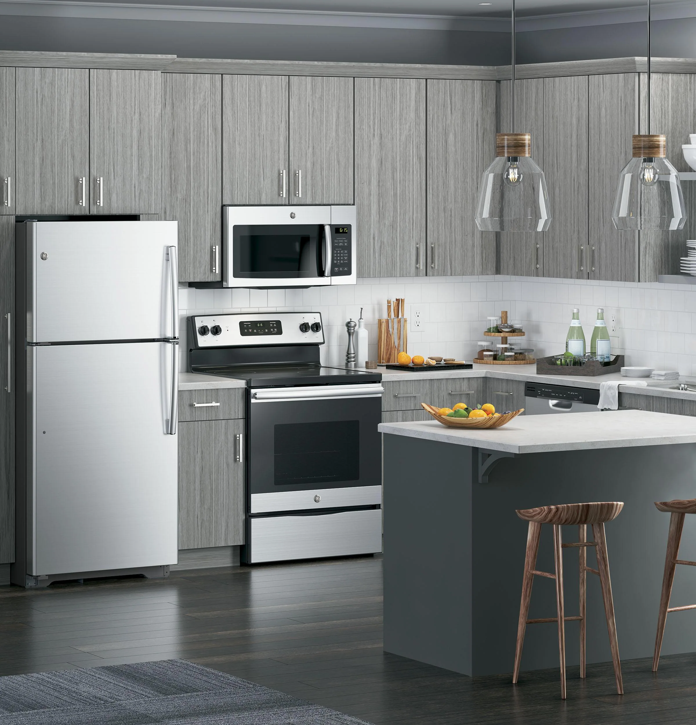 JVM3162RJSS GE® 1.6 Cu. Ft. Over-the-Range Microwave Oven - Image 5