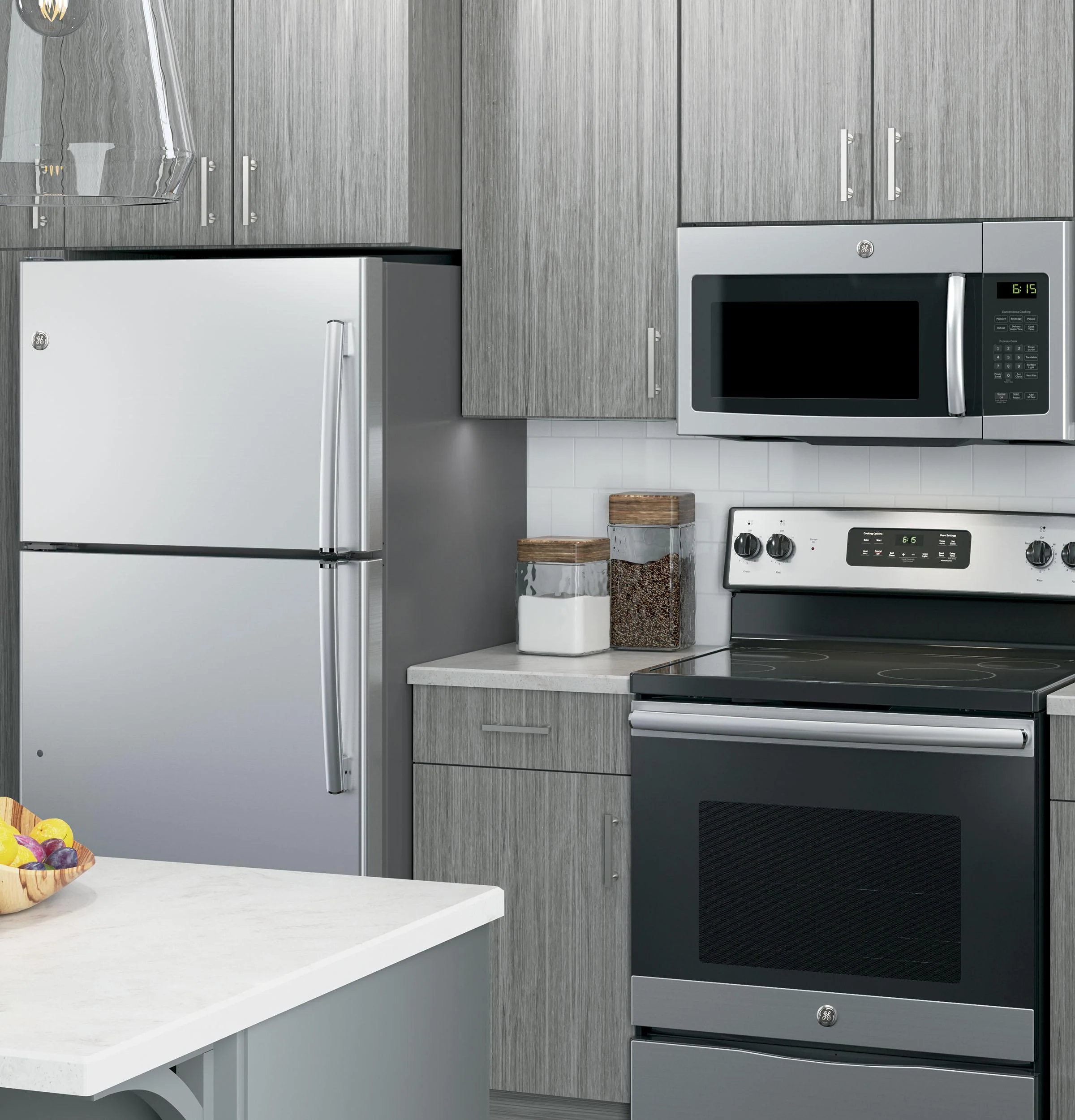JVM3162RJSS GE® 1.6 Cu. Ft. Over-the-Range Microwave Oven - Image 7