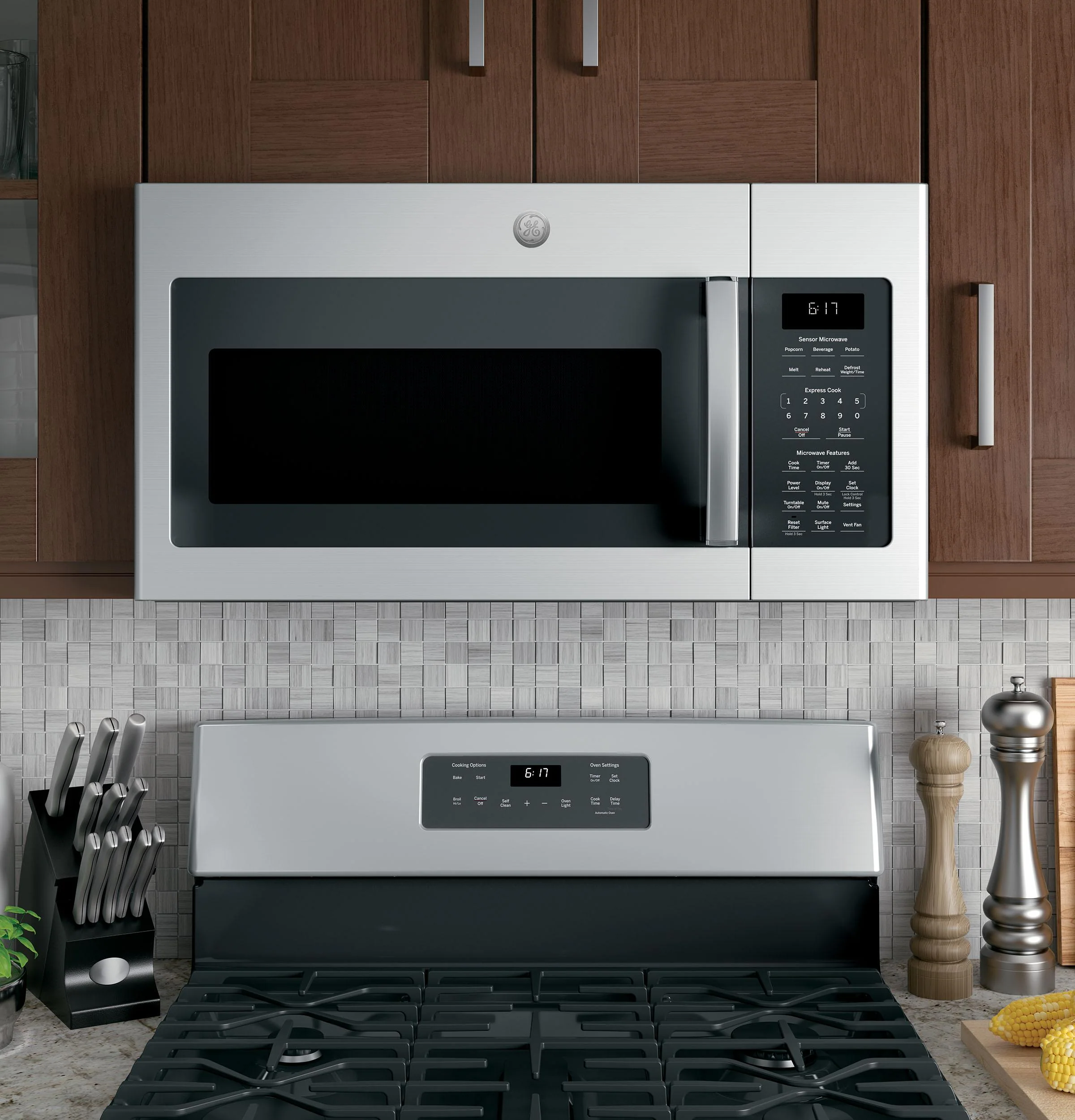 JVM6175SKSS GE® 1.7 Cu. Ft. Over-the-Range Sensor Microwave Oven - Image 3