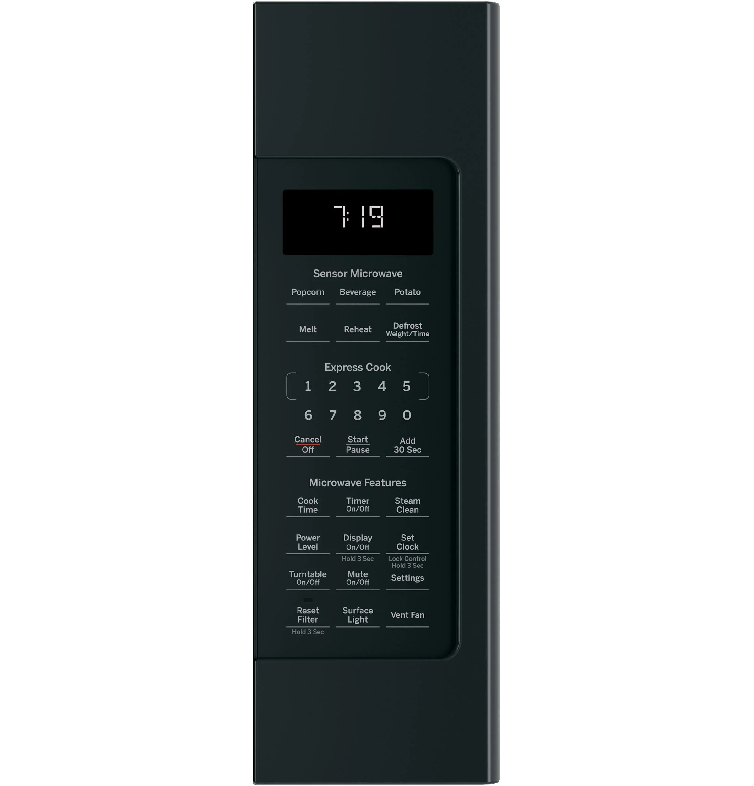 JVM7195DKBB GE® 1.9 Cu. Ft. Over-the-Range Sensor Microwave Oven - Image 2