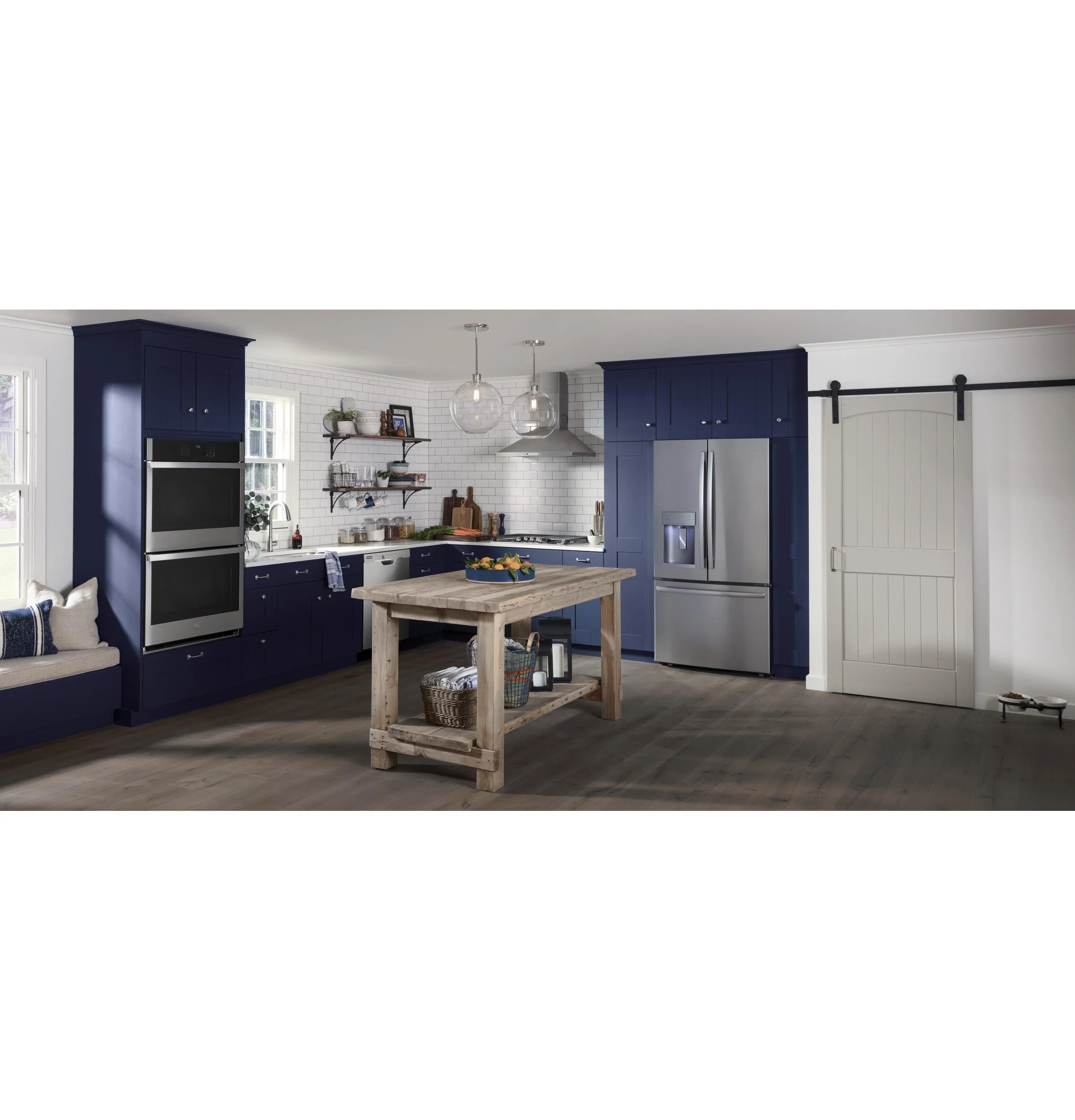 JVW5301SJSS GE® 30" Wall-Mount Pyramid Chimney Hood - Image 10