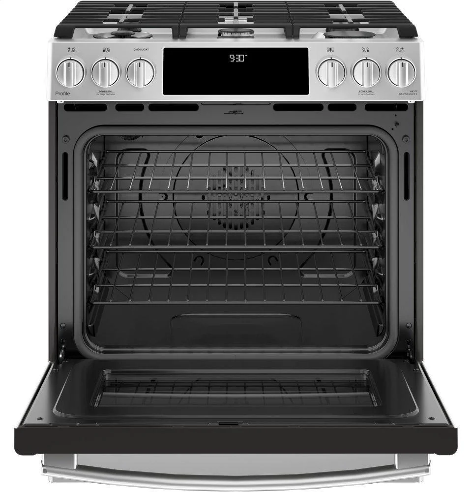 P2S930SELSS GE Profile™ 30" Smart Dual Fuel Slide-In Front-Control Range - Image 3
