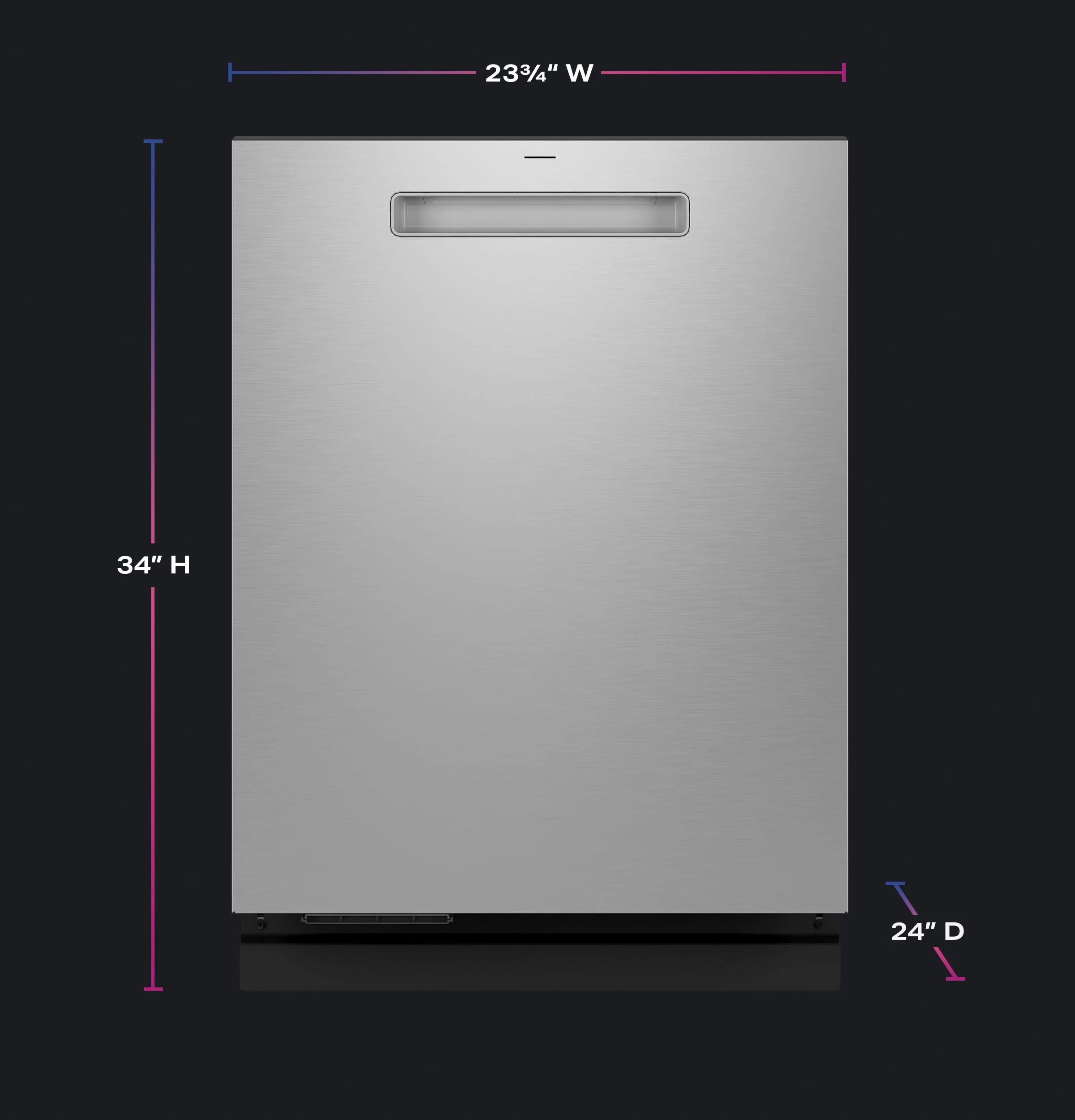 PDP755SYVFS GE Profile™ ENERGY STAR Smart UltraFresh System Dishwasher with Microban™ Antimicrobial Technology with Deep Clean Washing 3rd Rack, 42 dBA - Image 25