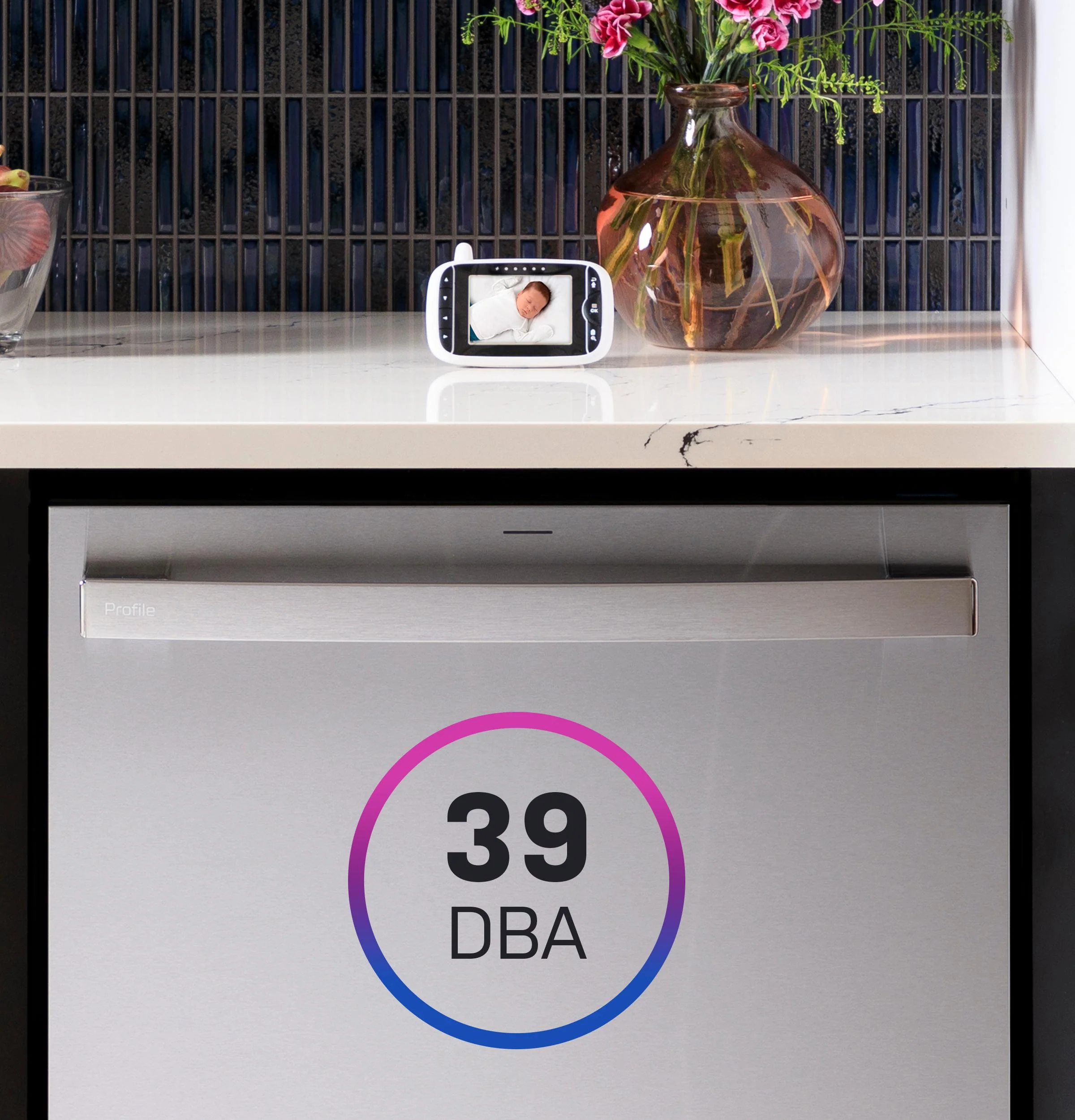 PDP795SYVFS GE Profile™ ENERGY STAR Smart UltraFresh System Dishwasher with Microban™ Antimicrobial Technology with Deep Clean Washing 3rd Rack, 39 dBA - Image 27