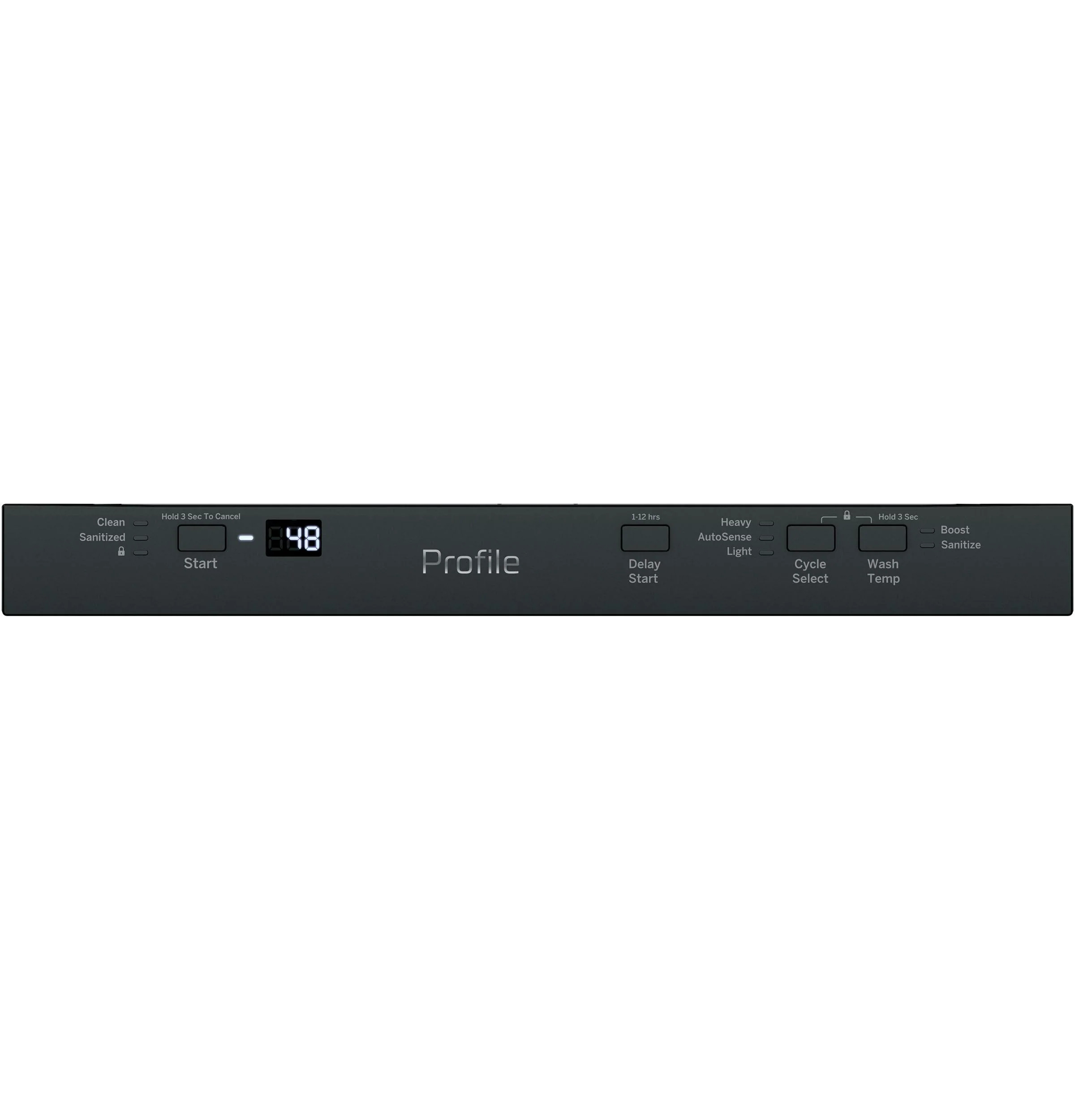 PDT145SGLBB GE Profile™ ENERGY STAR® 18" ADA Compliant Stainless Steel Interior Dishwasher with Sanitize Cycle - Image 9