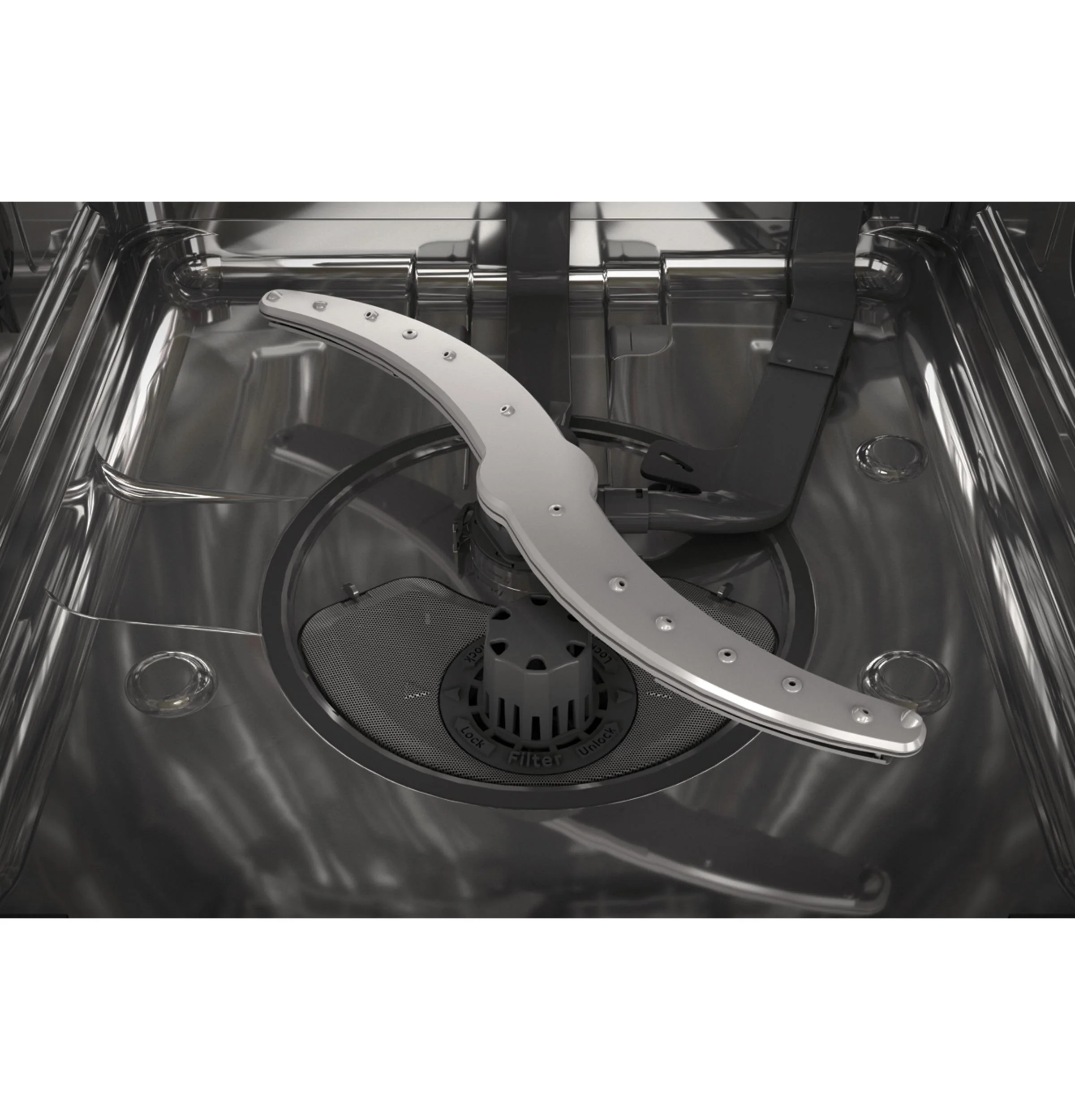 GE Profile™ ENERGY STAR® Fingerprint Resistant Top Control with Stainless Steel Interior Dishwasher with Sanitize Cycle - Image 54