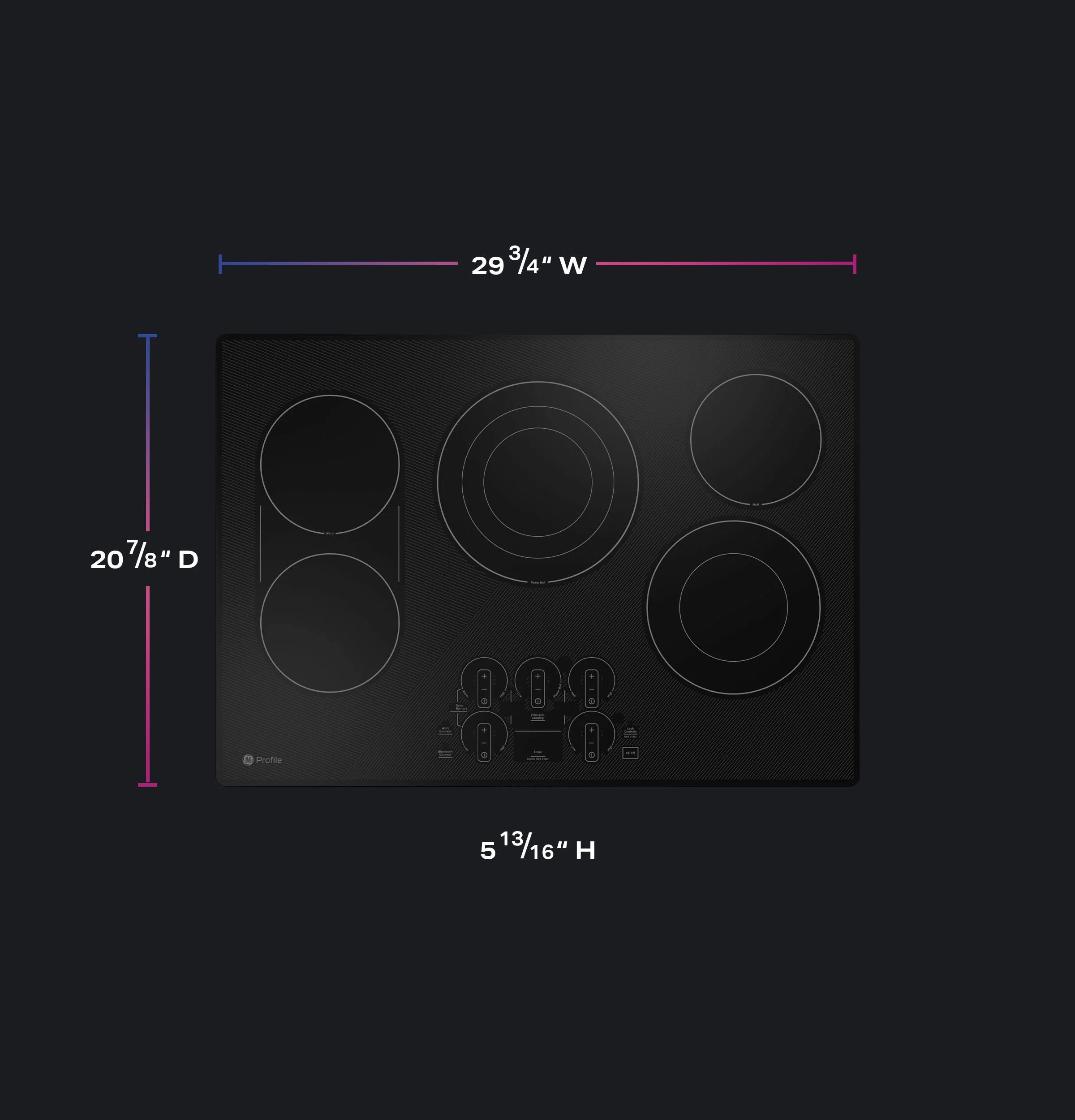 PEP9030DTBB GE Profile™ 30" Built-In Touch Control Electric Cooktop - Image 22