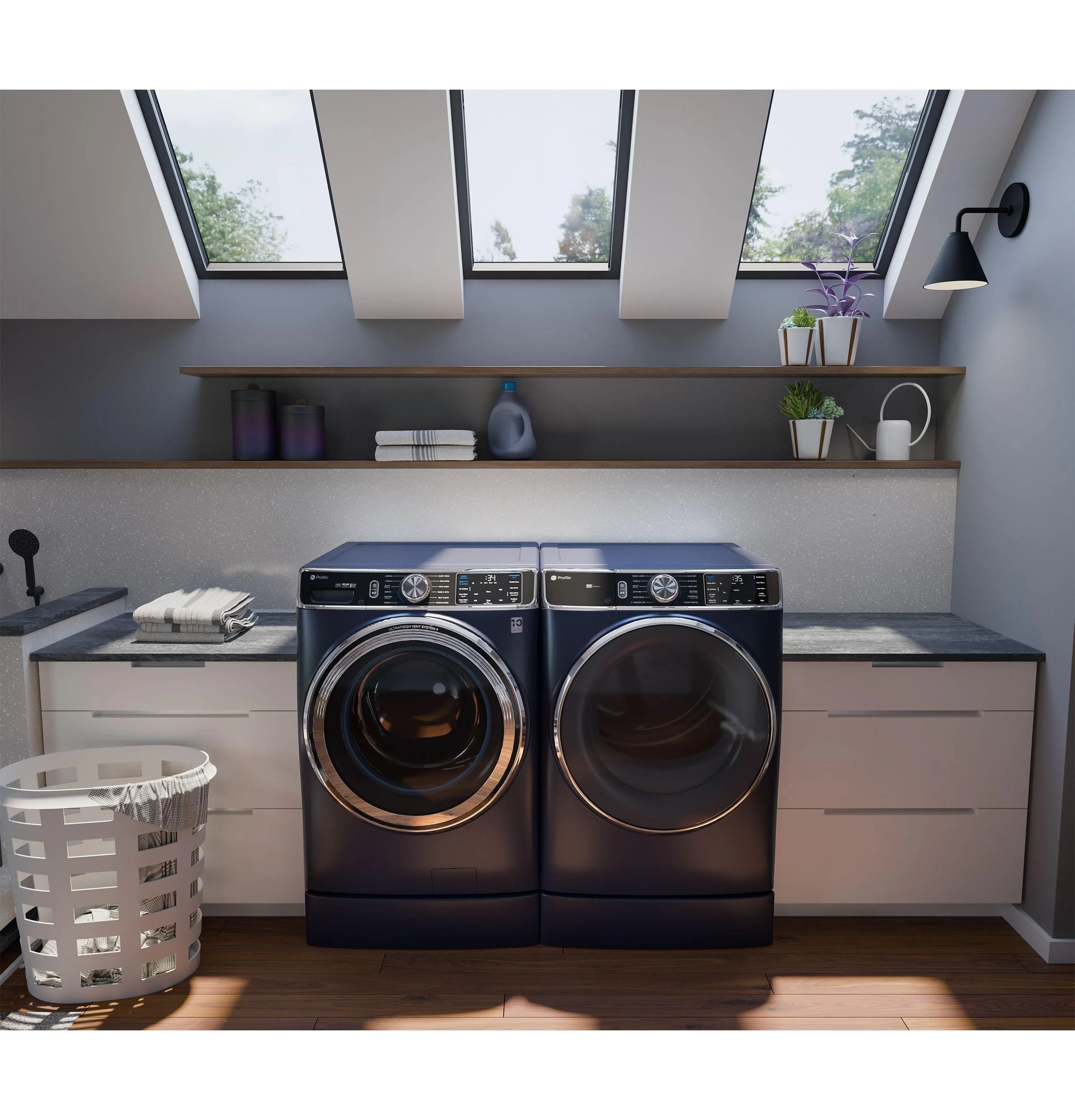 PFD87ESPVRS GE Profile™ 7.8 cu. ft. Capacity Smart Front Load Electric Dryer with Steam and Sanitize Cycle - Image 22