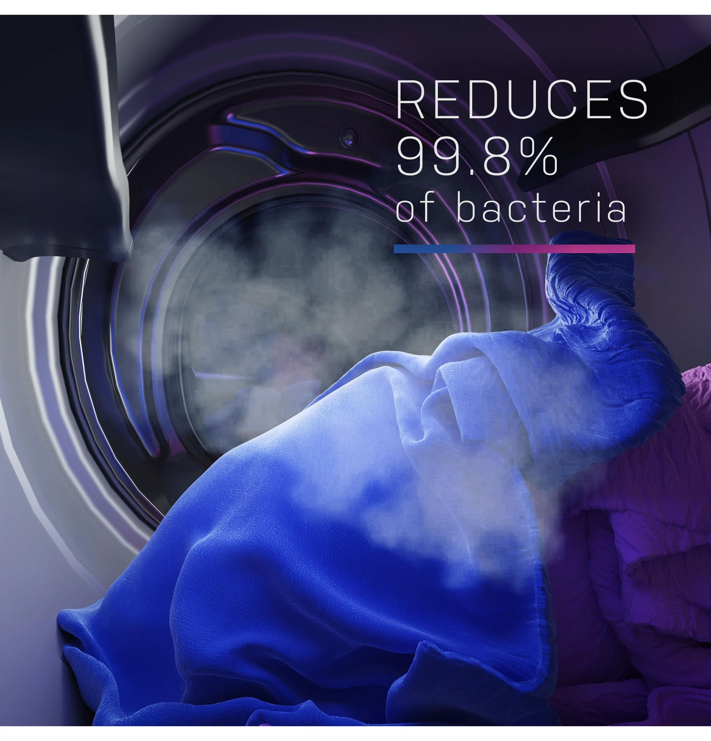 PFD87GSPVRS GE Profile™ 7.8 cu. ft. Capacity Smart Front Load Gas Dryer with Steam and Sanitize Cycle - Image 2