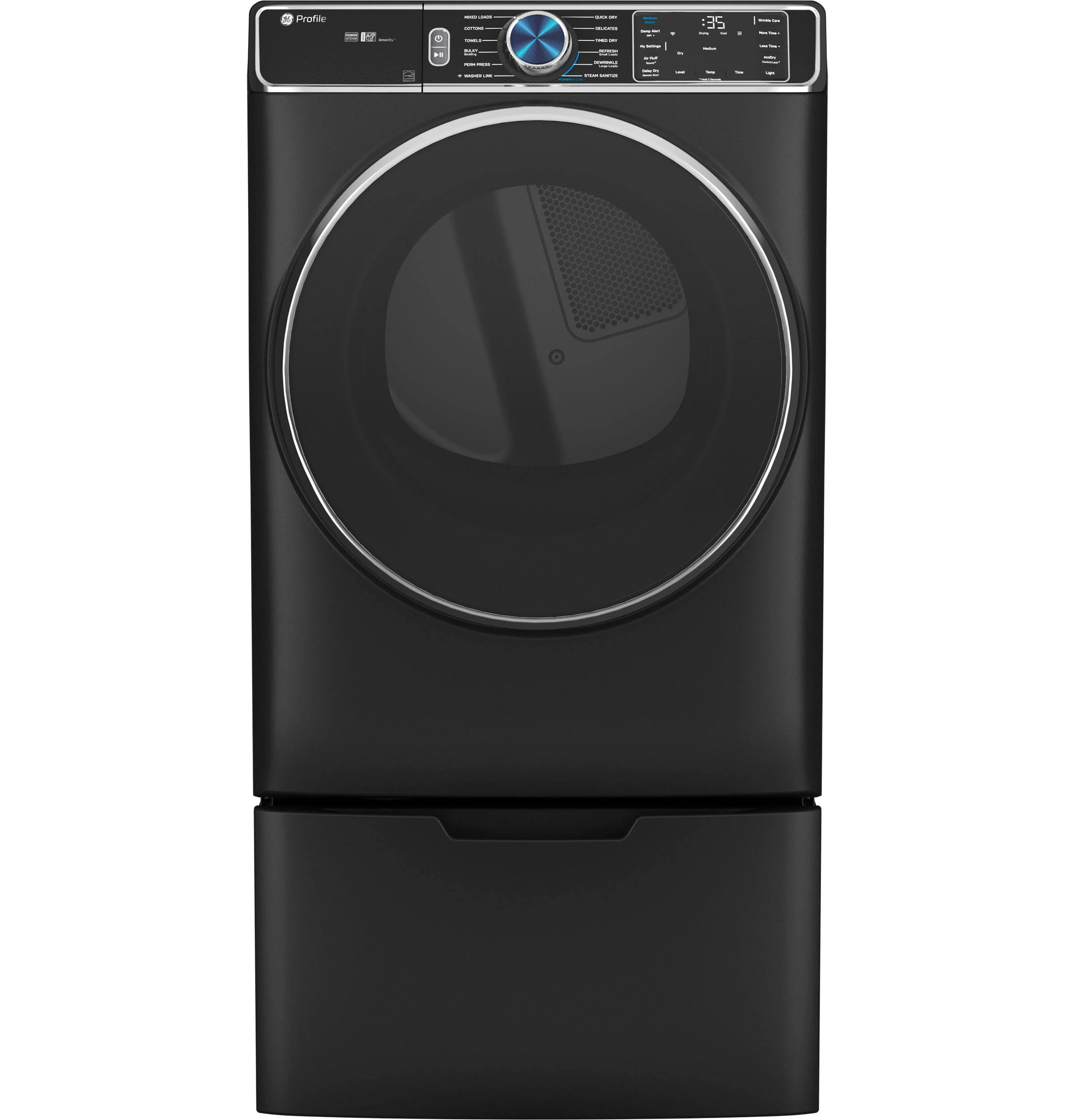 GE Profile™ ENERGY STAR® 7.8 cu. ft. Capacity Smart Front Load Gas Dryer with Steam and Sanitize Cycle - Image 3