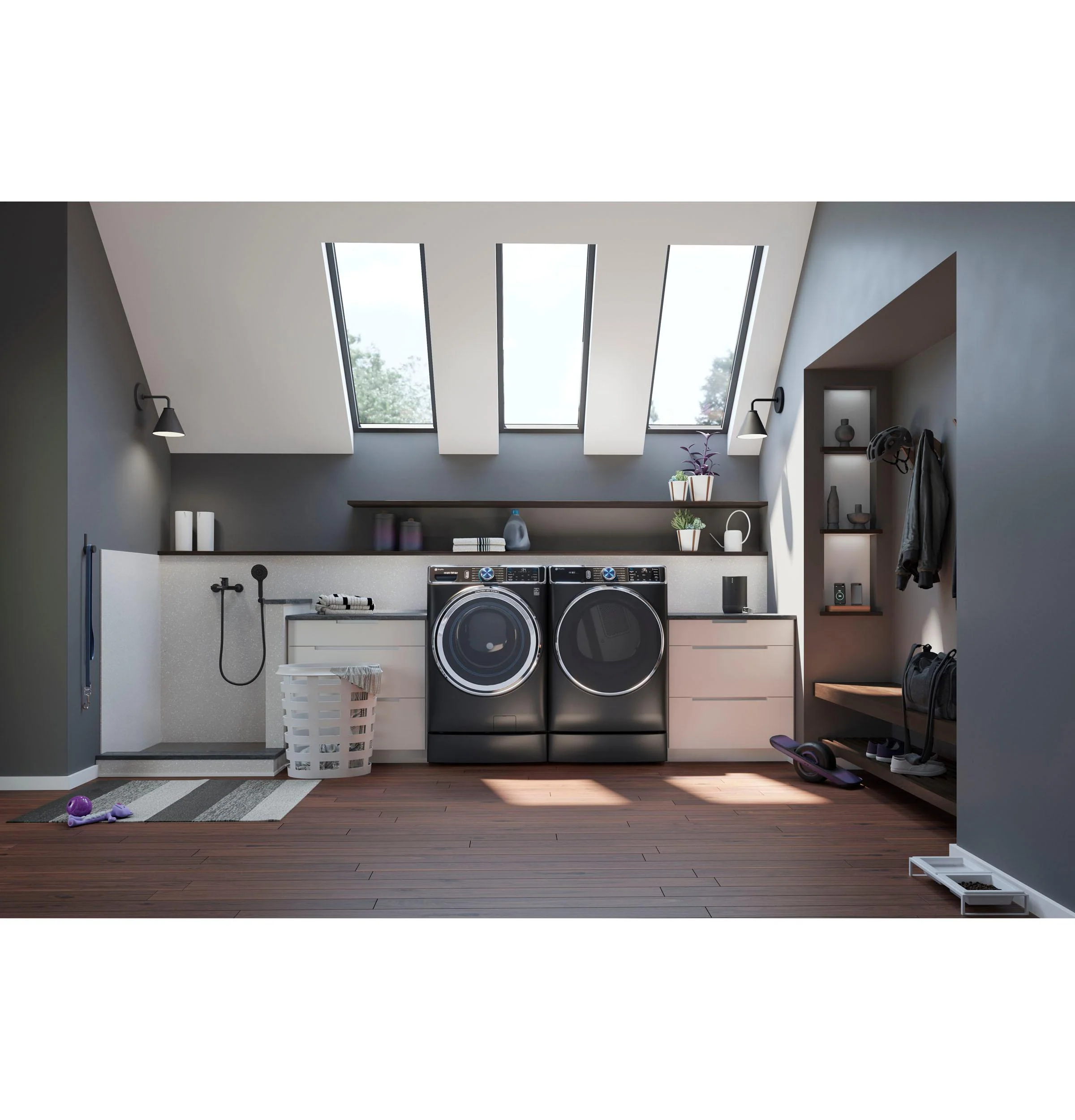 GE Profile™ ENERGY STAR® 7.8 cu. ft. Capacity Smart Front Load Gas Dryer with Steam and Sanitize Cycle - Image 44