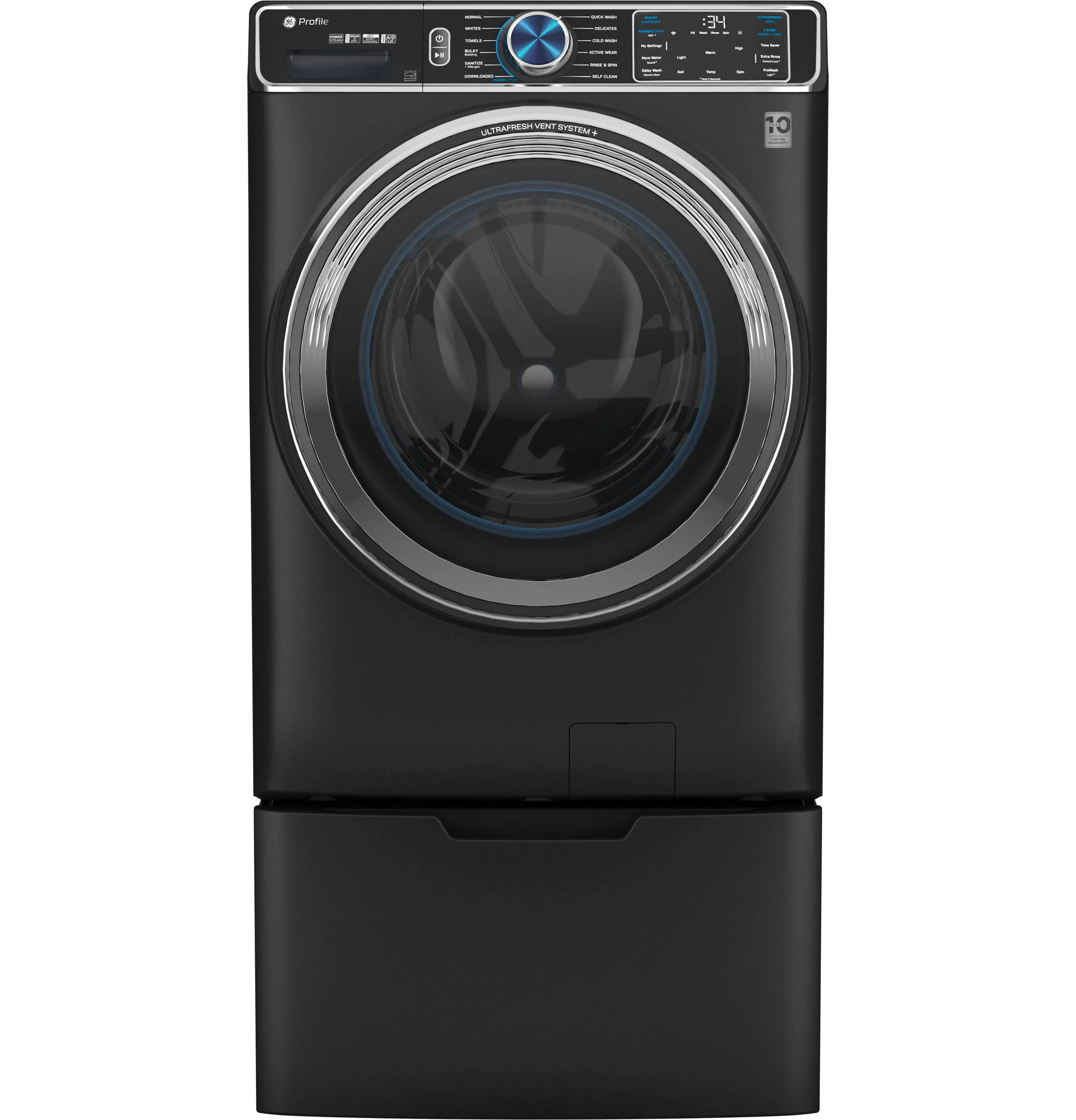 PFW950SPTDS GE Profile™ 5.3 cu. ft. Capacity Smart Front Load ENERGY STAR® Steam Washer with Adaptive SmartDispense™ UltraFresh Vent System Plus™ with OdorBlock™ - Image 3
