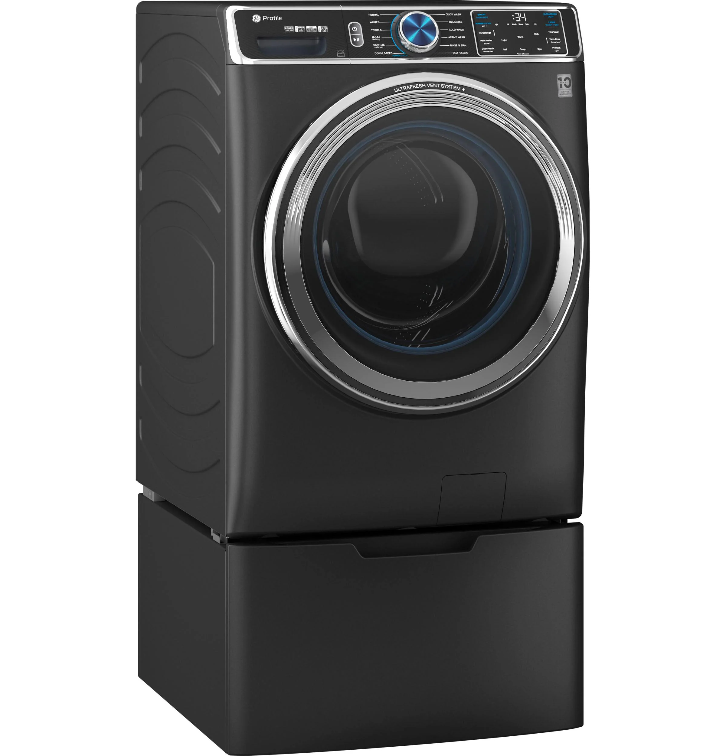 PFW950SPTDS GE Profile™ 5.3 cu. ft. Capacity Smart Front Load ENERGY STAR® Steam Washer with Adaptive SmartDispense™ UltraFresh Vent System Plus™ with OdorBlock™ - Image 6