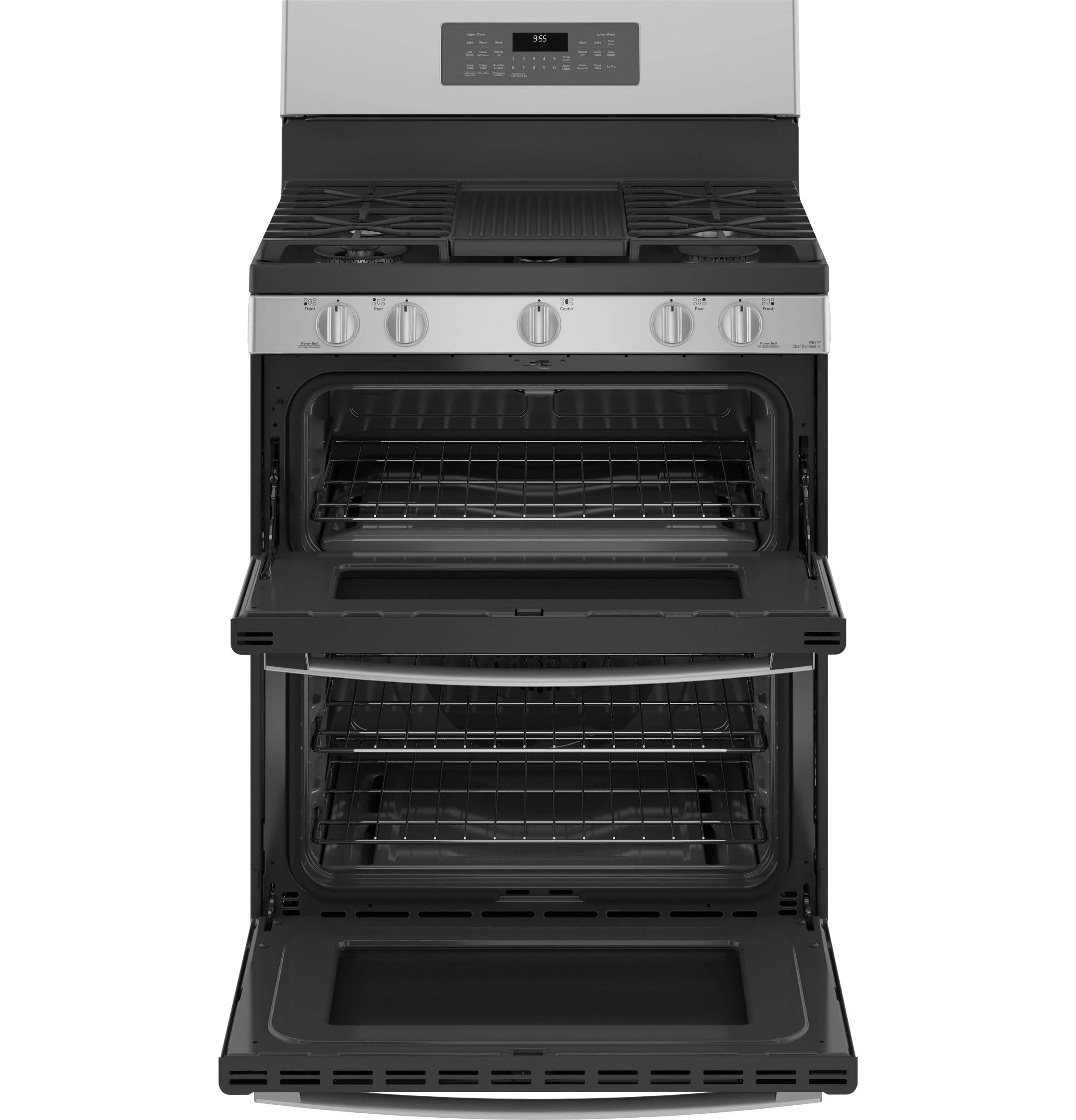 PGB965YPFS GE Profile™ 30" Free-Standing Gas Double Oven Convection Fingerprint Resistant Range with No Preheat Air Fry - Image 16