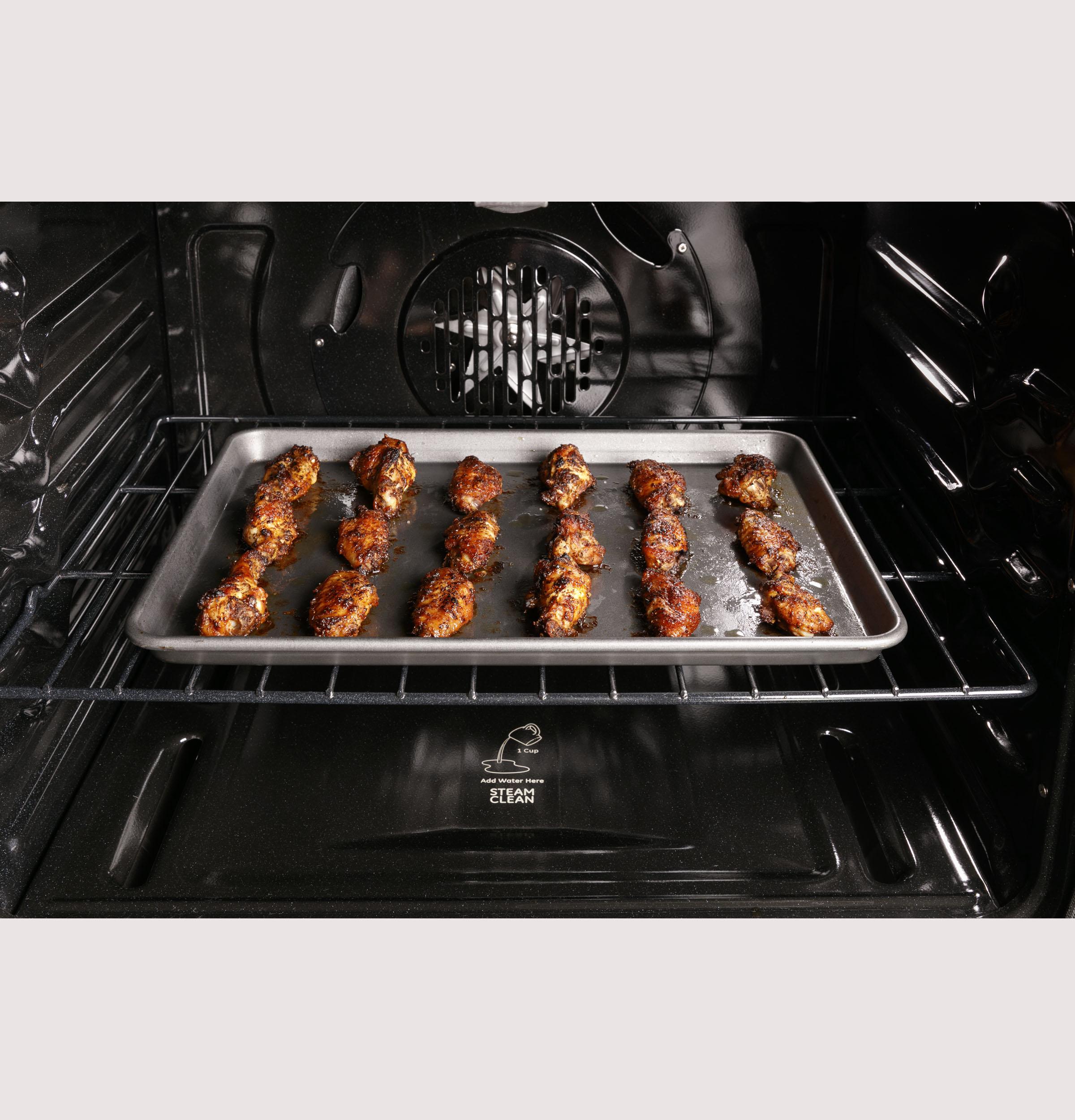 PGB965YPFS GE Profile™ 30" Free-Standing Gas Double Oven Convection Fingerprint Resistant Range with No Preheat Air Fry - Image 9