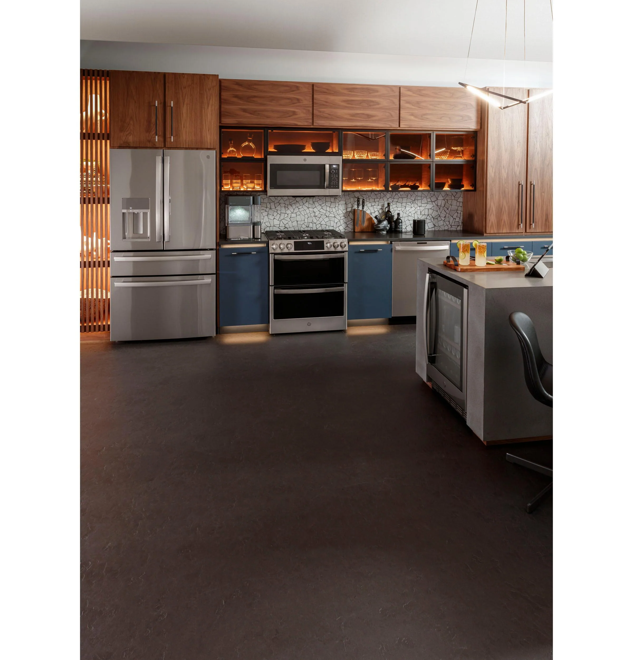 PGS960YPFS GE Profile™ 30" Smart Slide-In Front-Control Gas Double Oven Convection Fingerprint Resistant Range - Image 8
