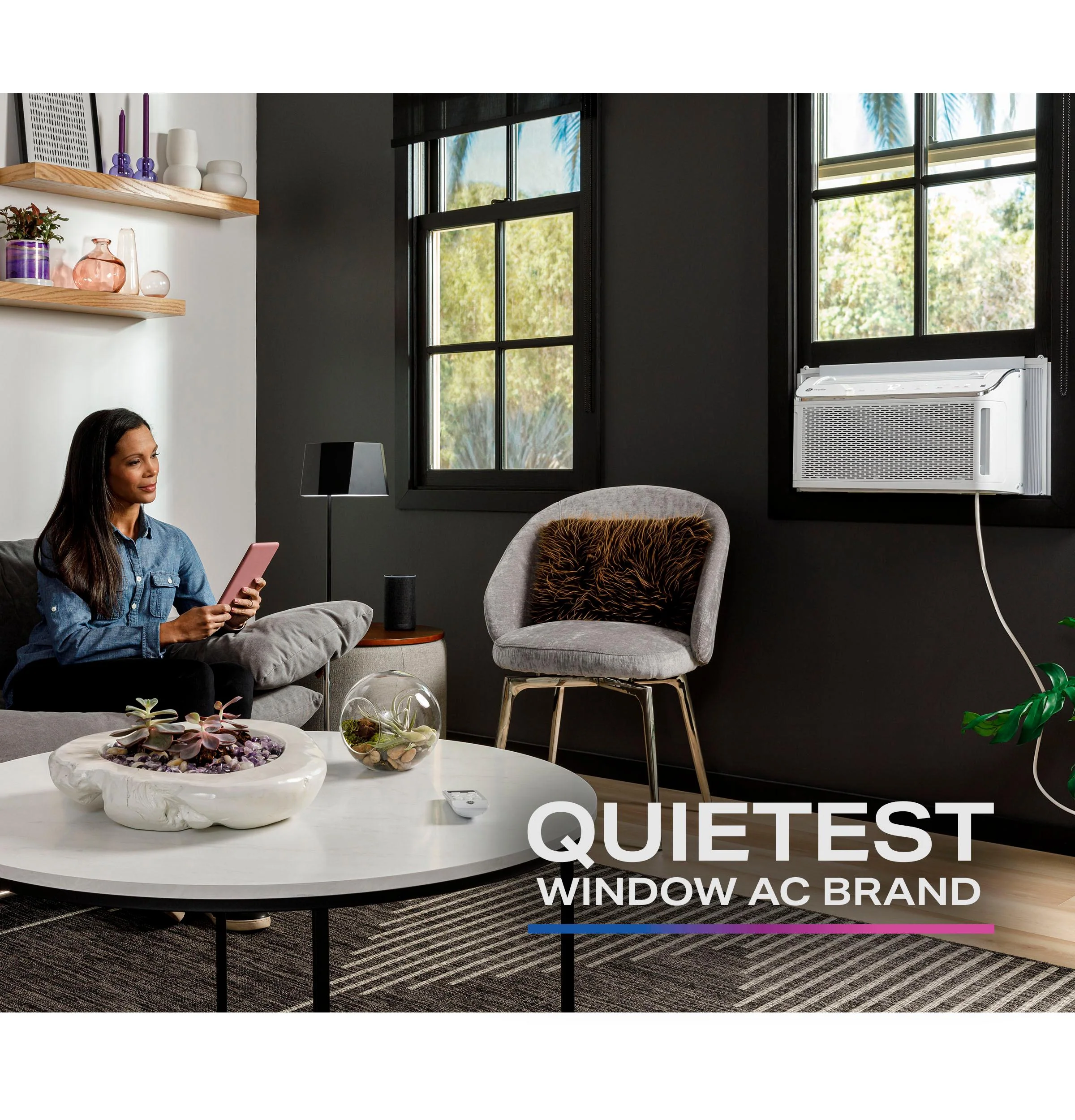 PHC06LY GE Profile™ 6,200 BTU Smart Ultra Quiet Window Air Conditioner for Small Rooms up to 250 sq. ft. - Image 9