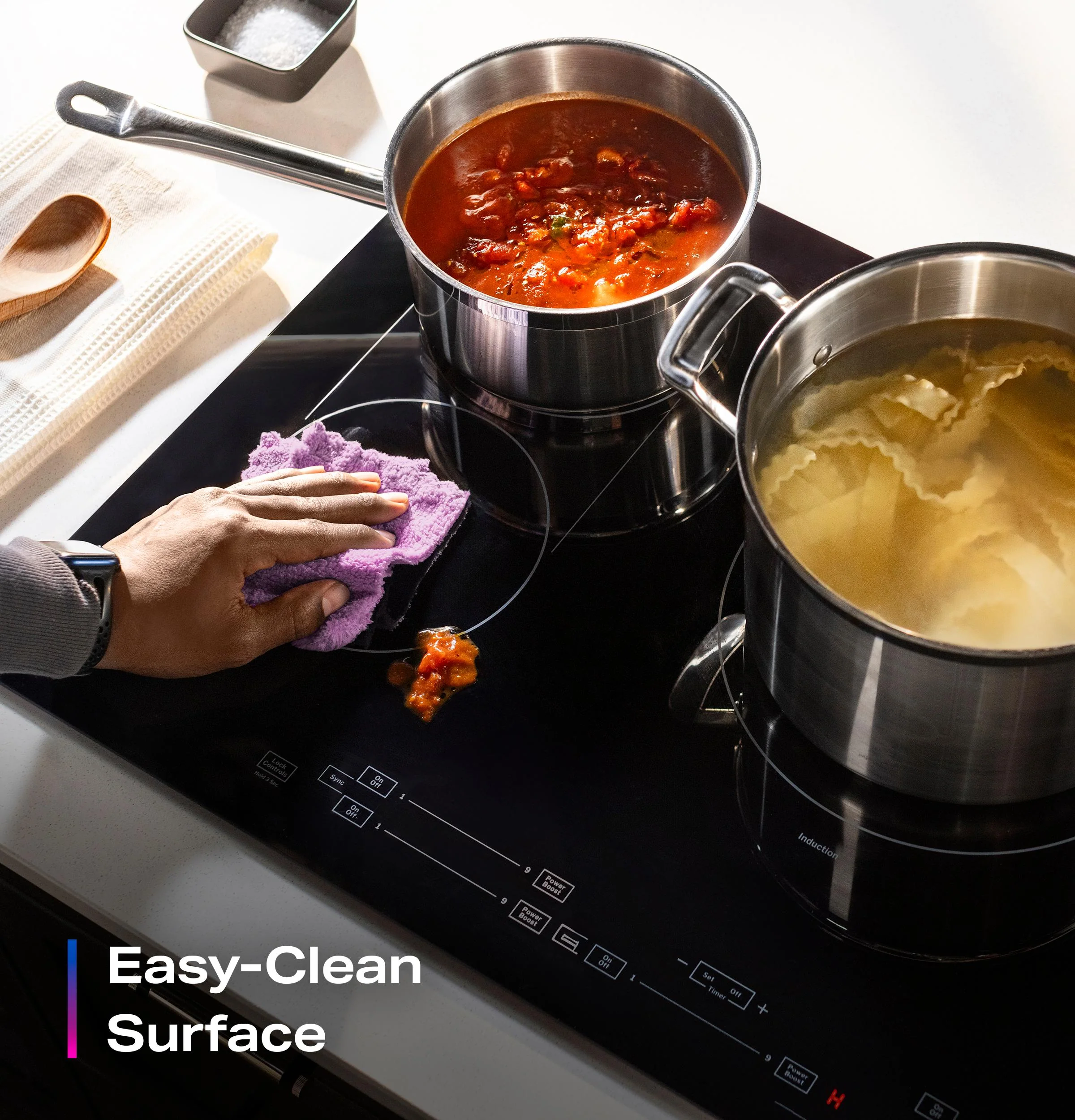 PHP6036DWBB GE Profile™ ENERGY STAR® 36" Built-In Touch Control Induction Cooktop - Image 12