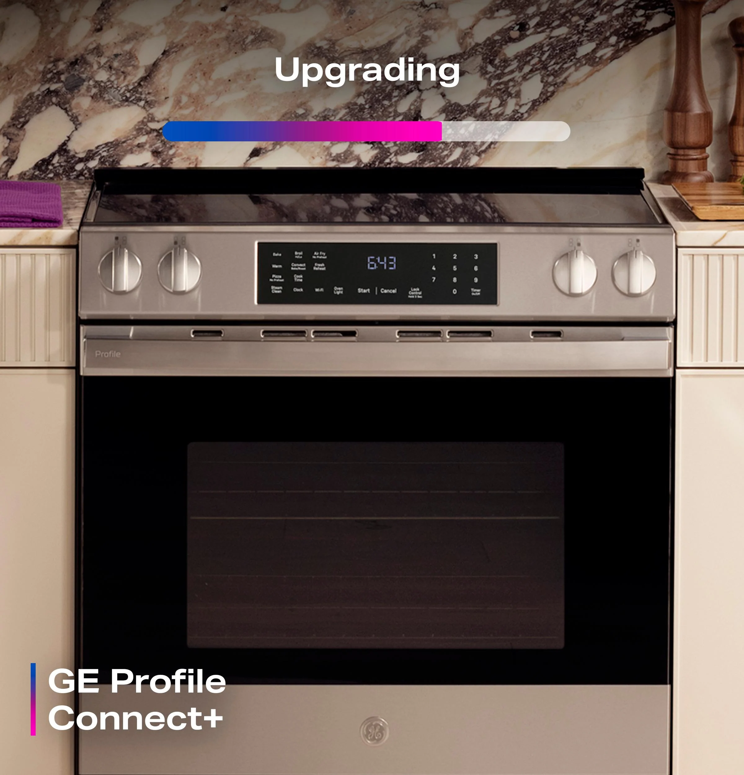 PHS700AYFS GE Profile™ ENERGY STAR® 30" Smart Slide-In Induction and Convection Range with No Preheat Air Fry and EasyWash™ Oven Tray - Image 23